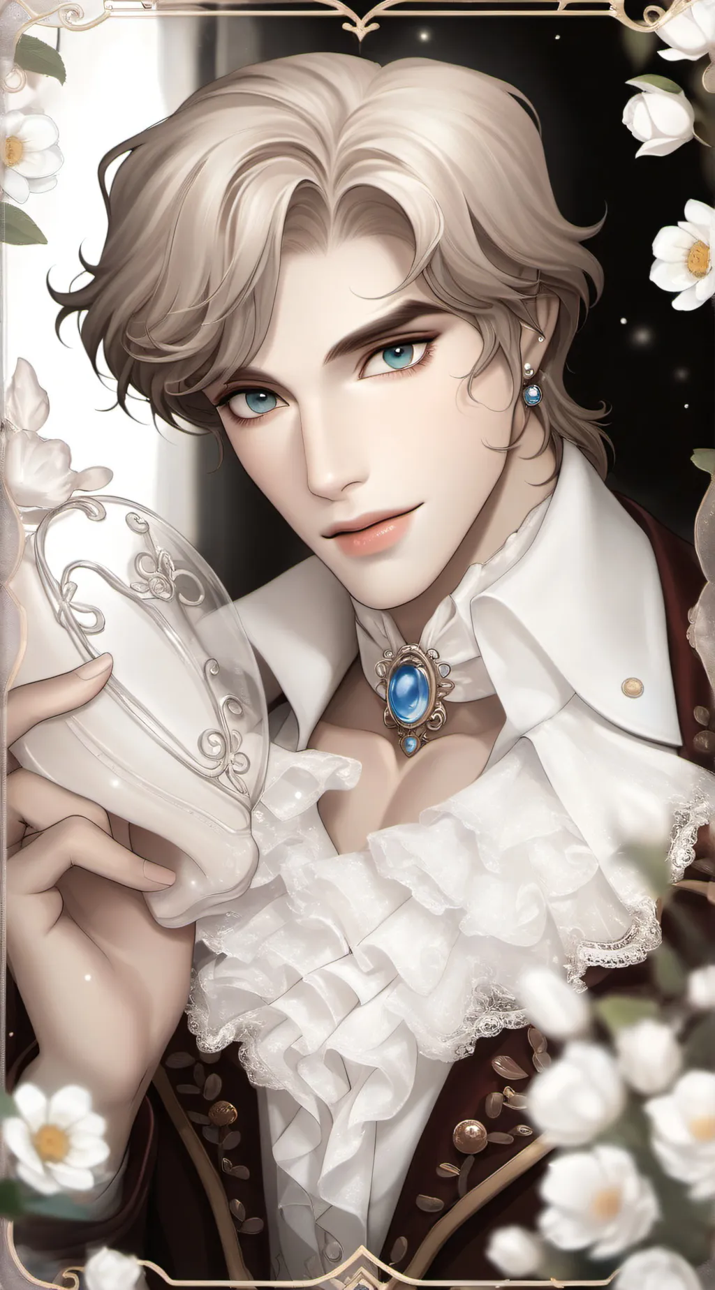 ai character: King Adam background