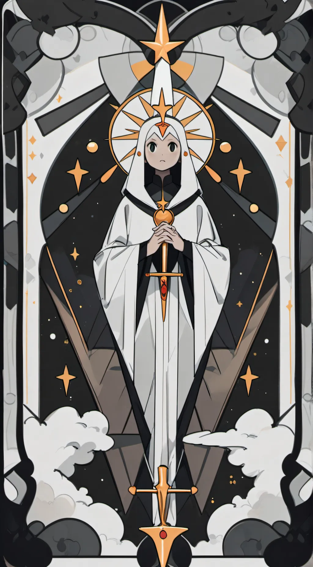 ai character: godess  background