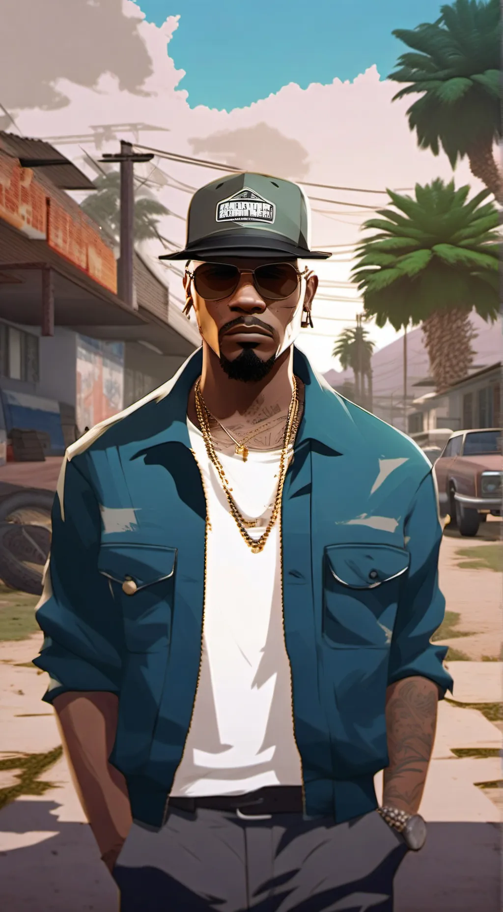 ai character: GTA SAN  background