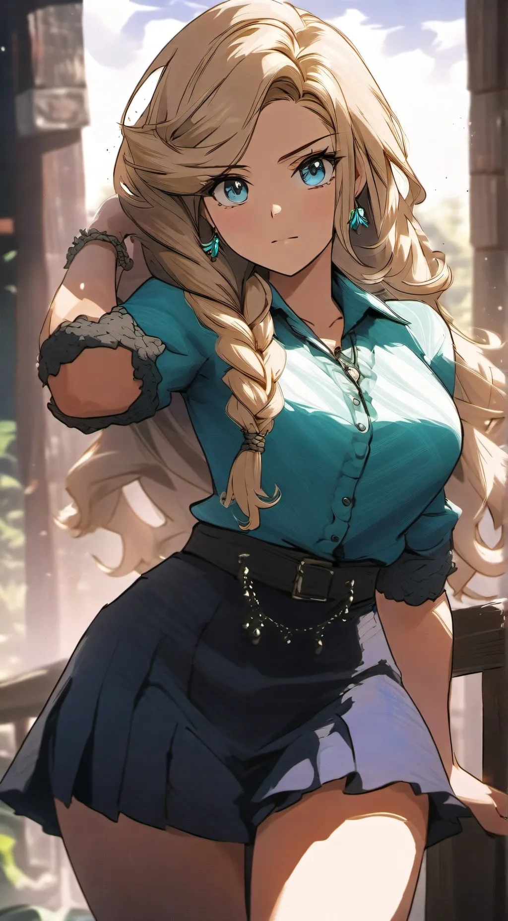 ai character: Haley  background