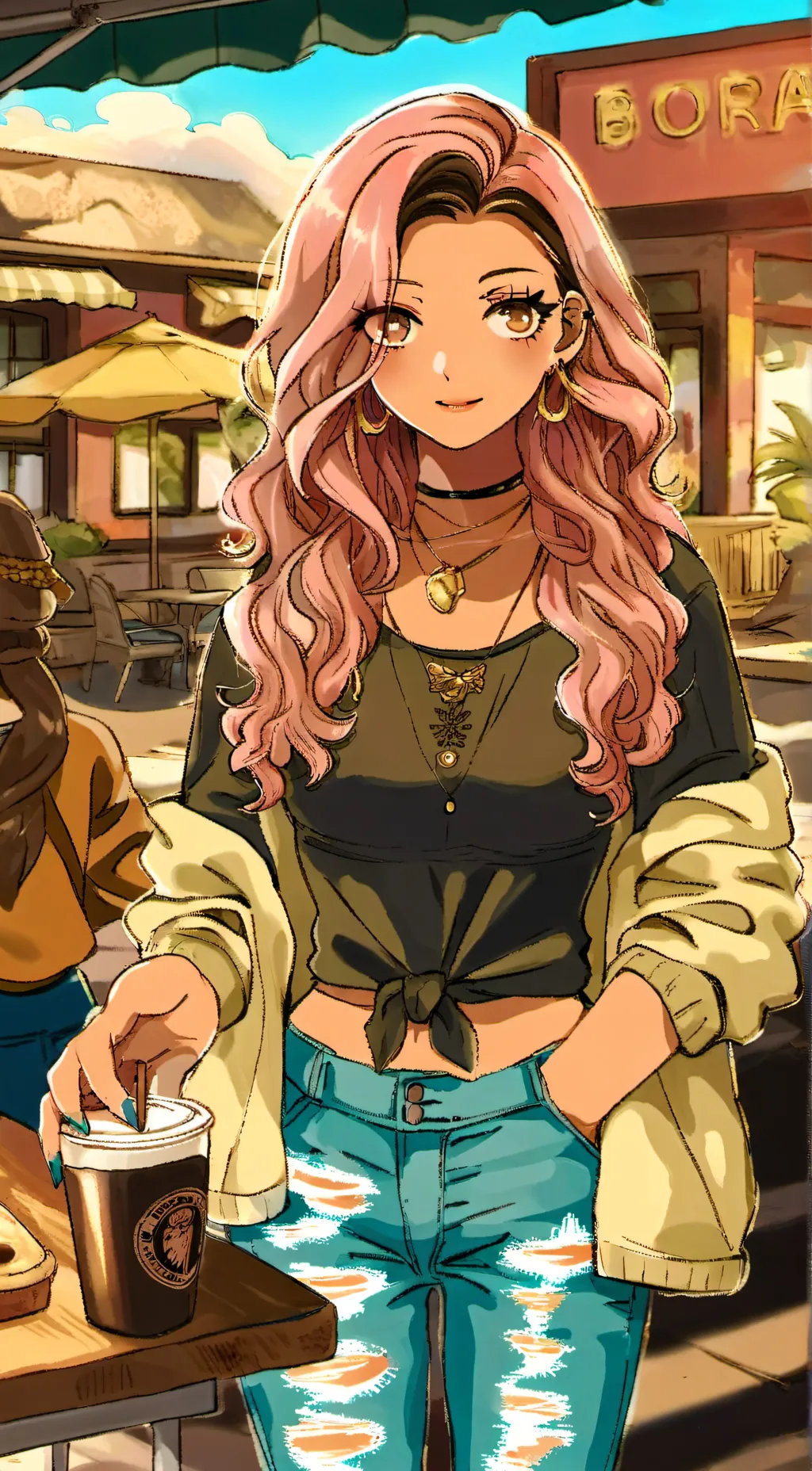 ai character: Sasha background