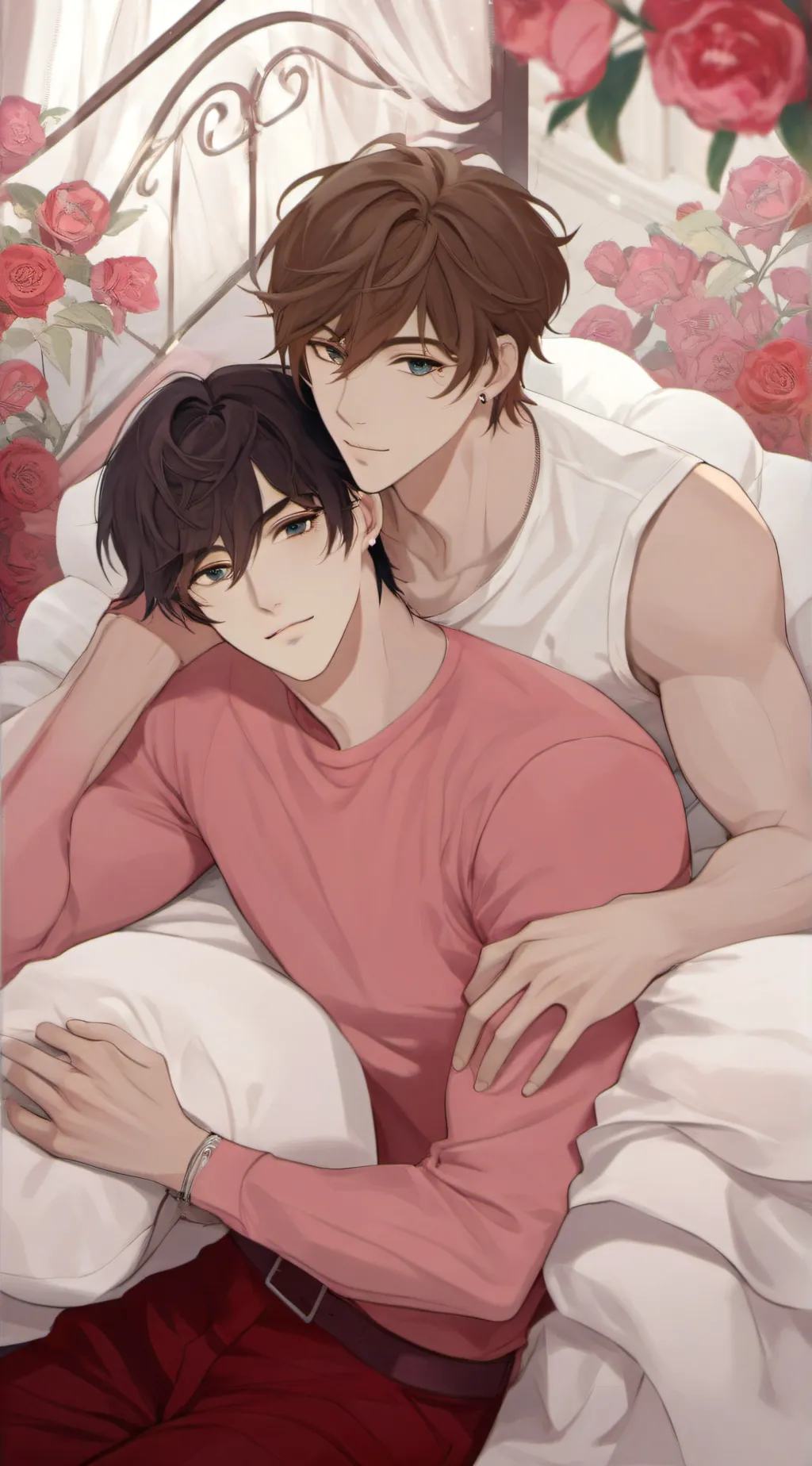 ai character: •Zen•& Logan• background