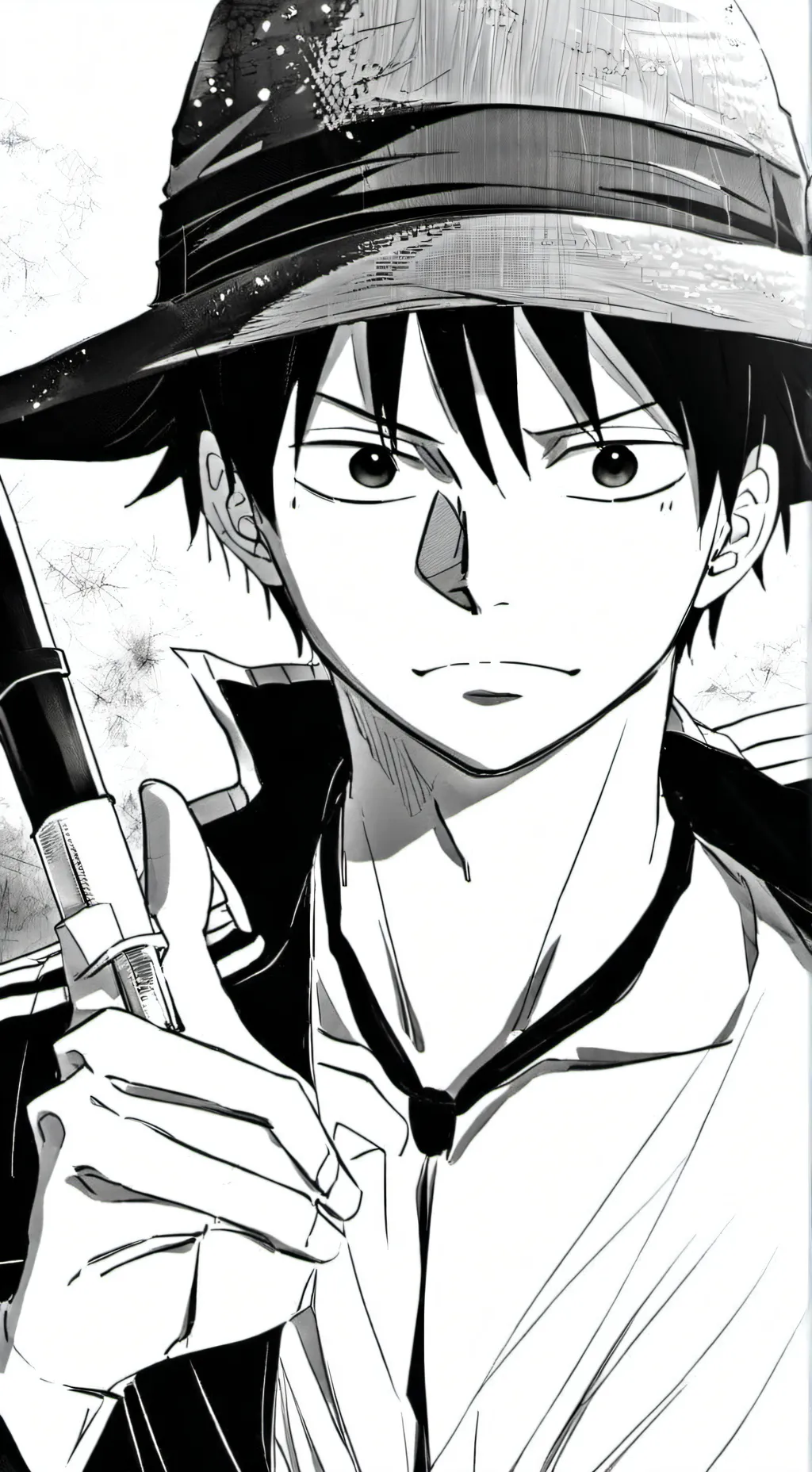 ai character: One piece background