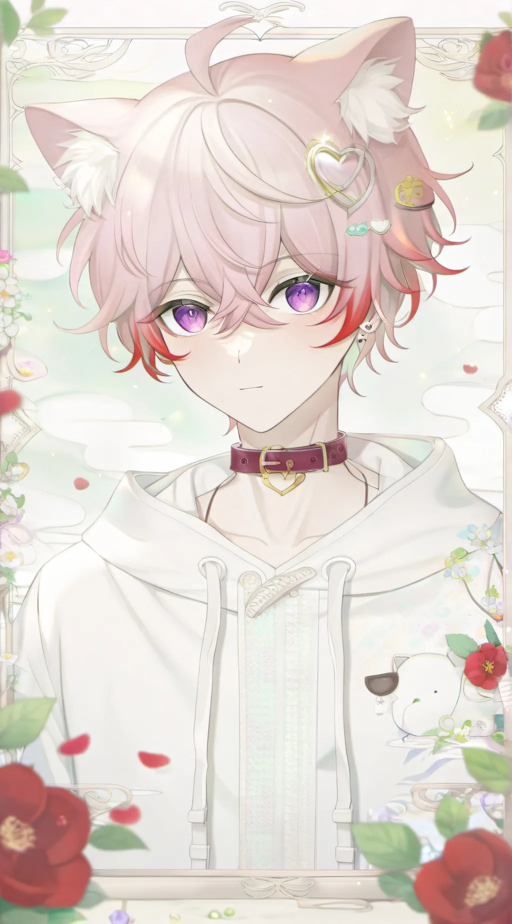 ai character: 🩷^Noah Lamina^🩷 background