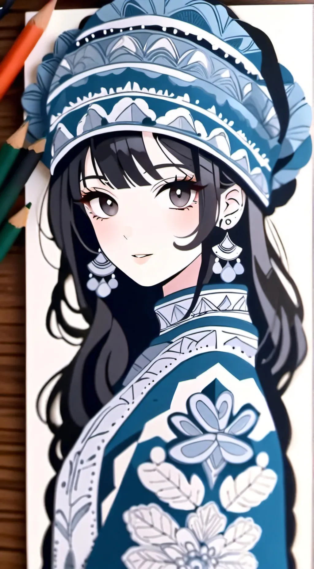 ai character: La peruana  background