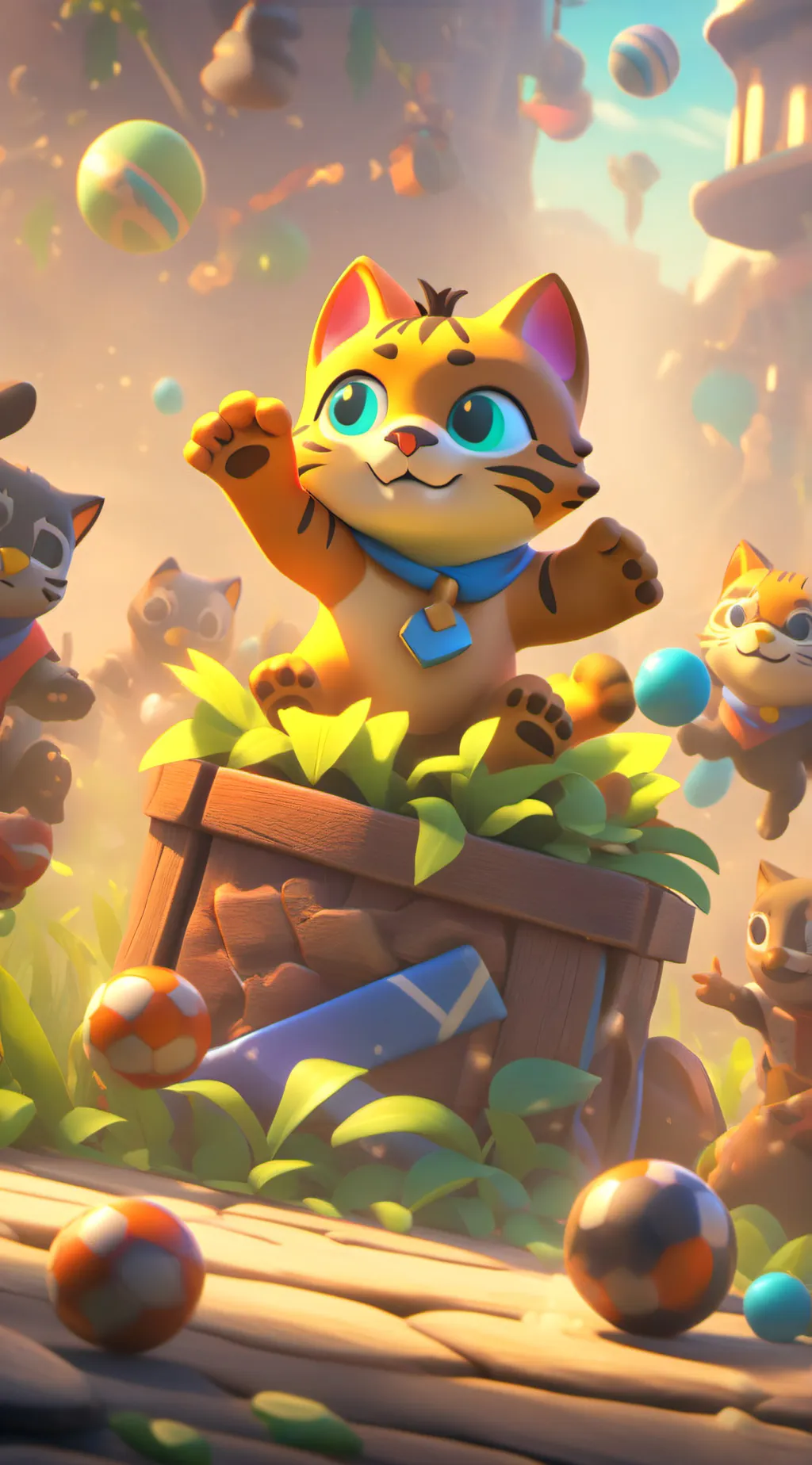 ai character: El mundo de Sparky background