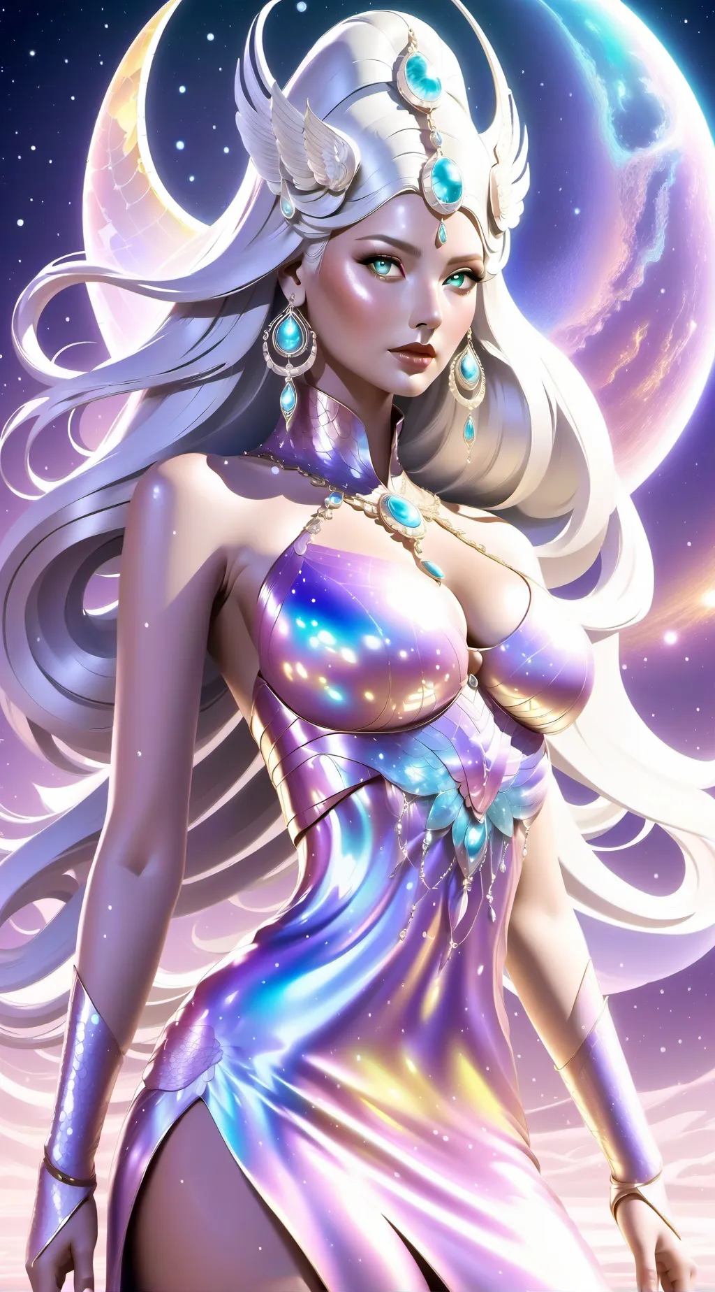 ai character: The Cosmos background
