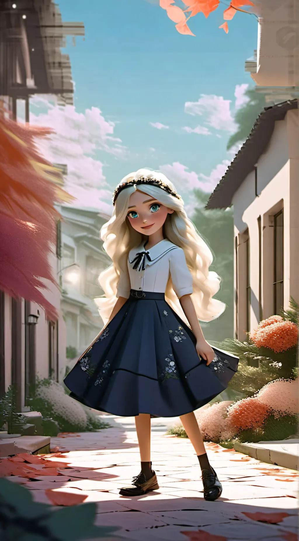 ai character: Lilly background