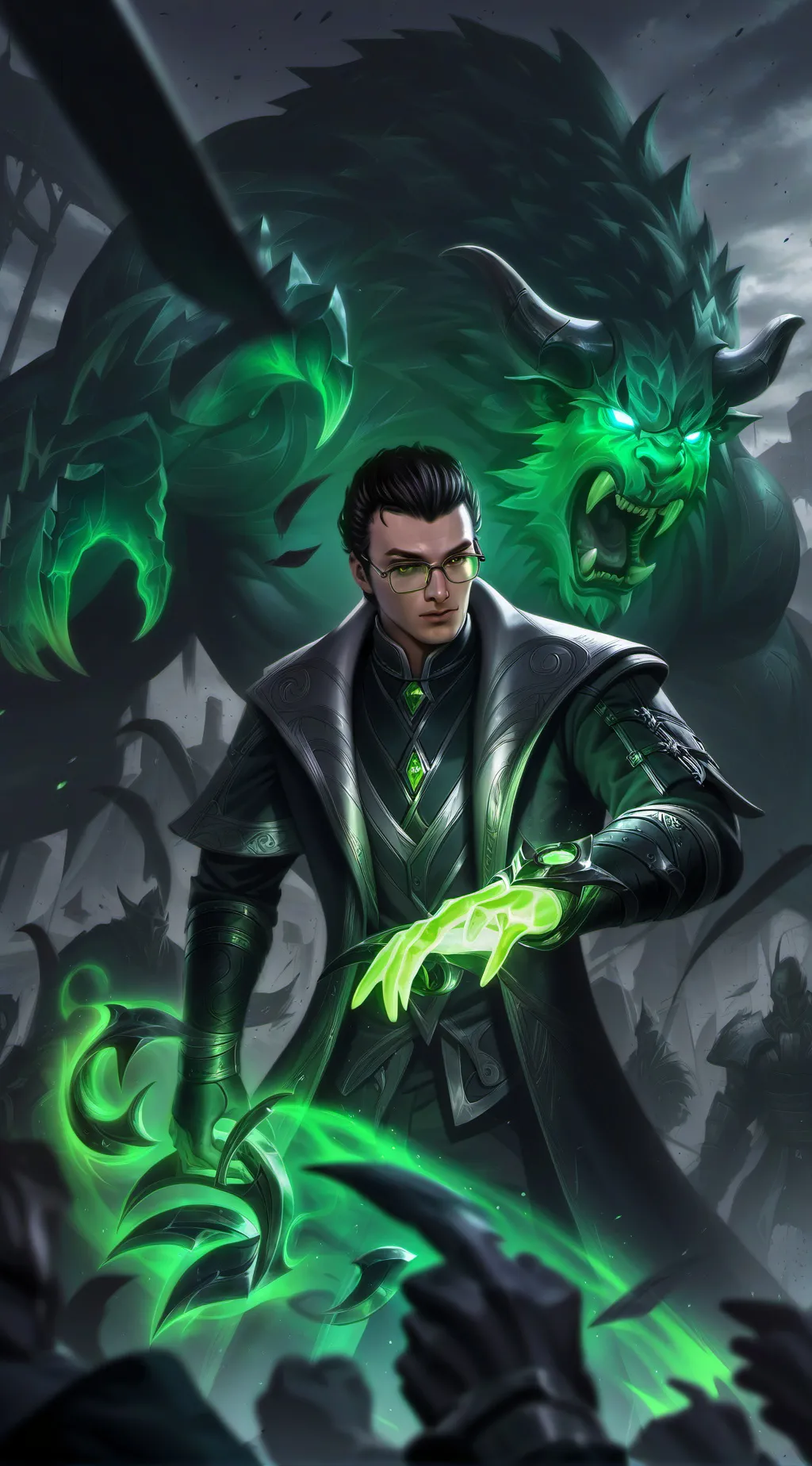 ai character: Secret agent  background
