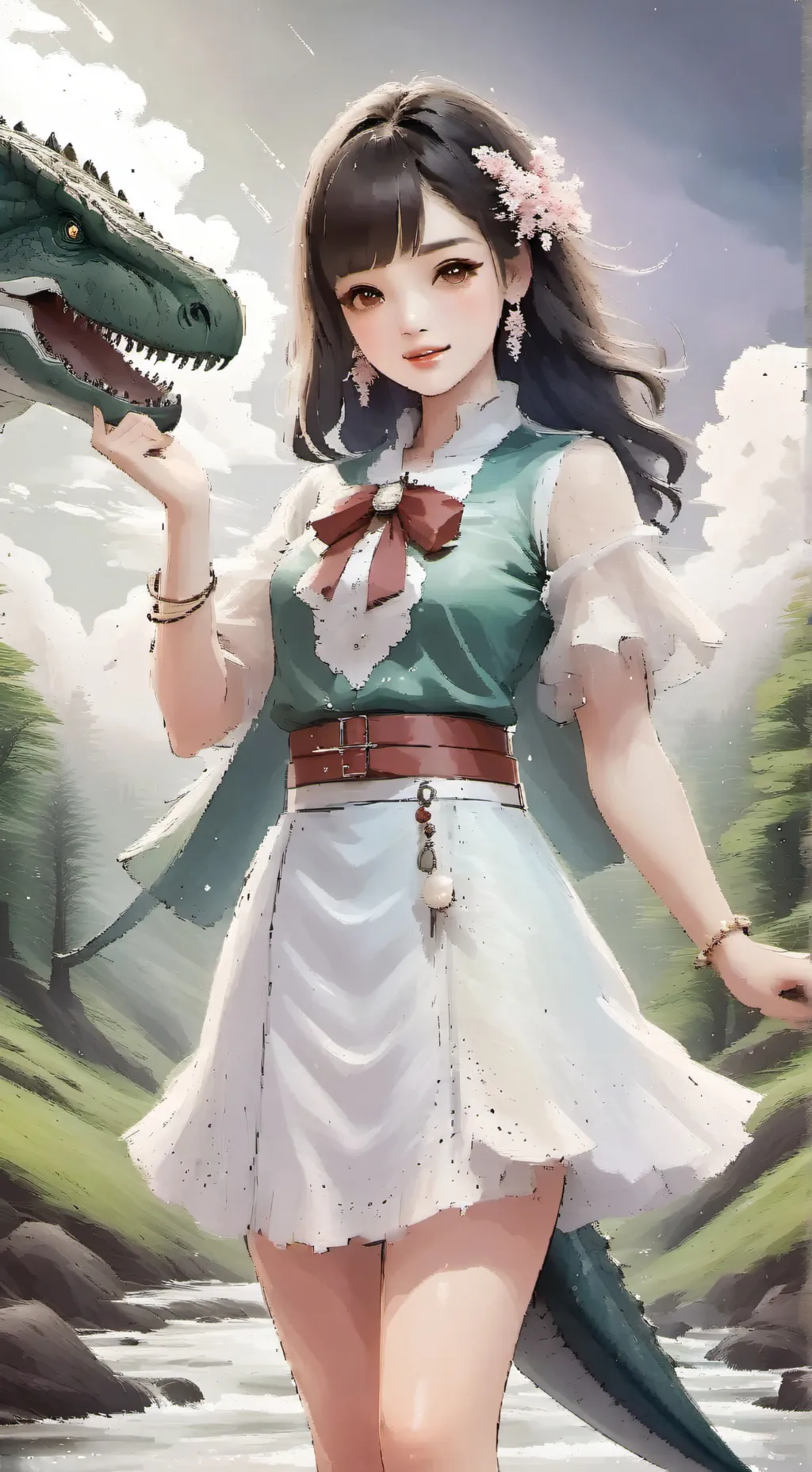 ai character: sofia background