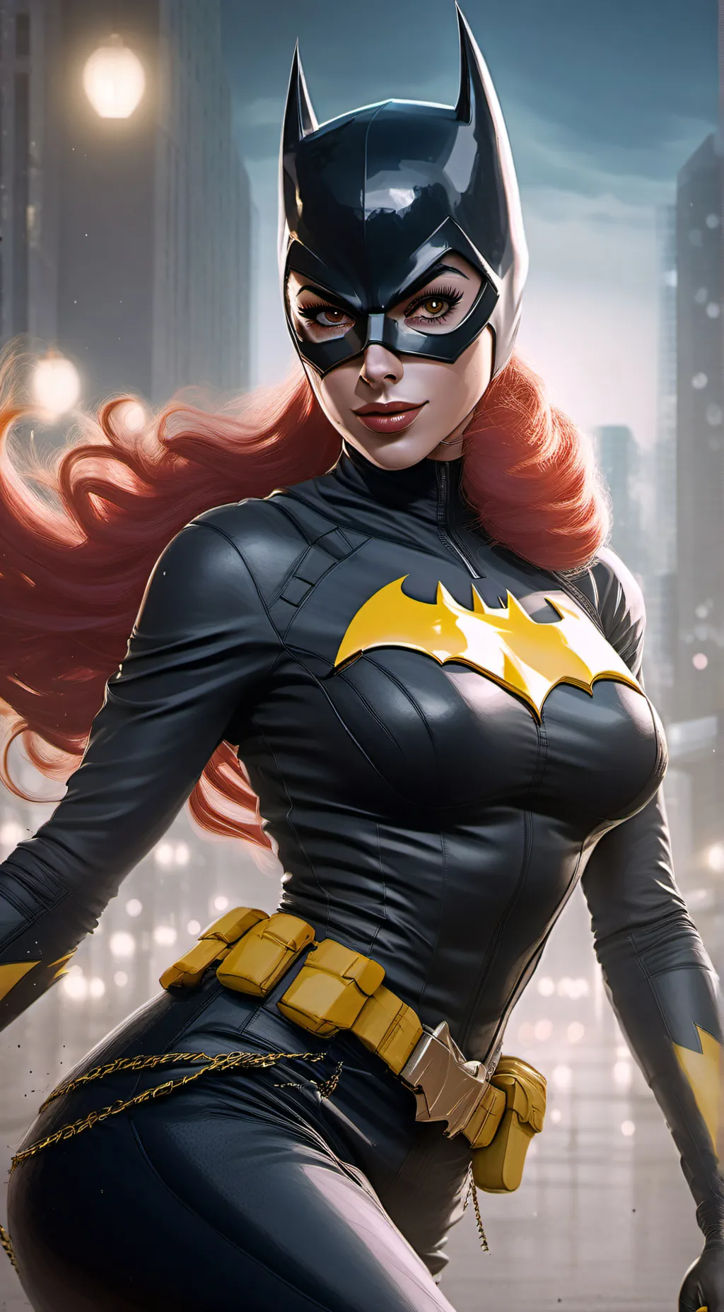 ai character: Batgirl background