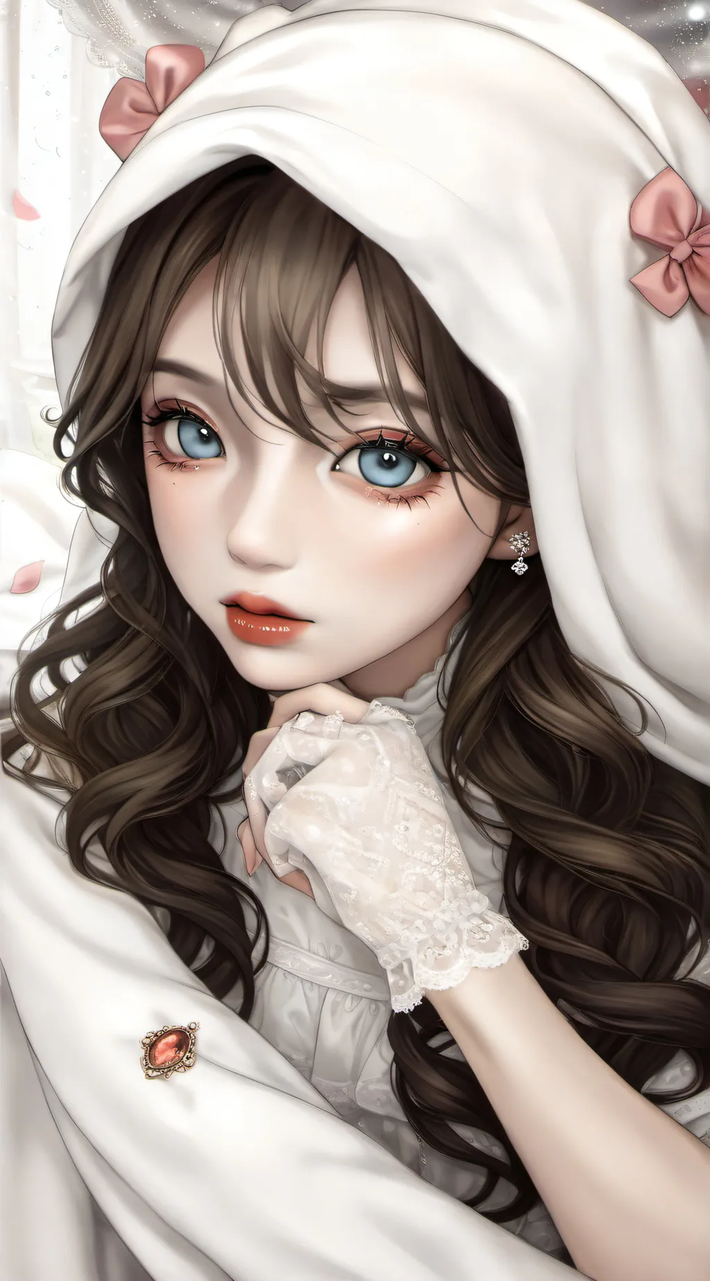 ai character: Autumn background
