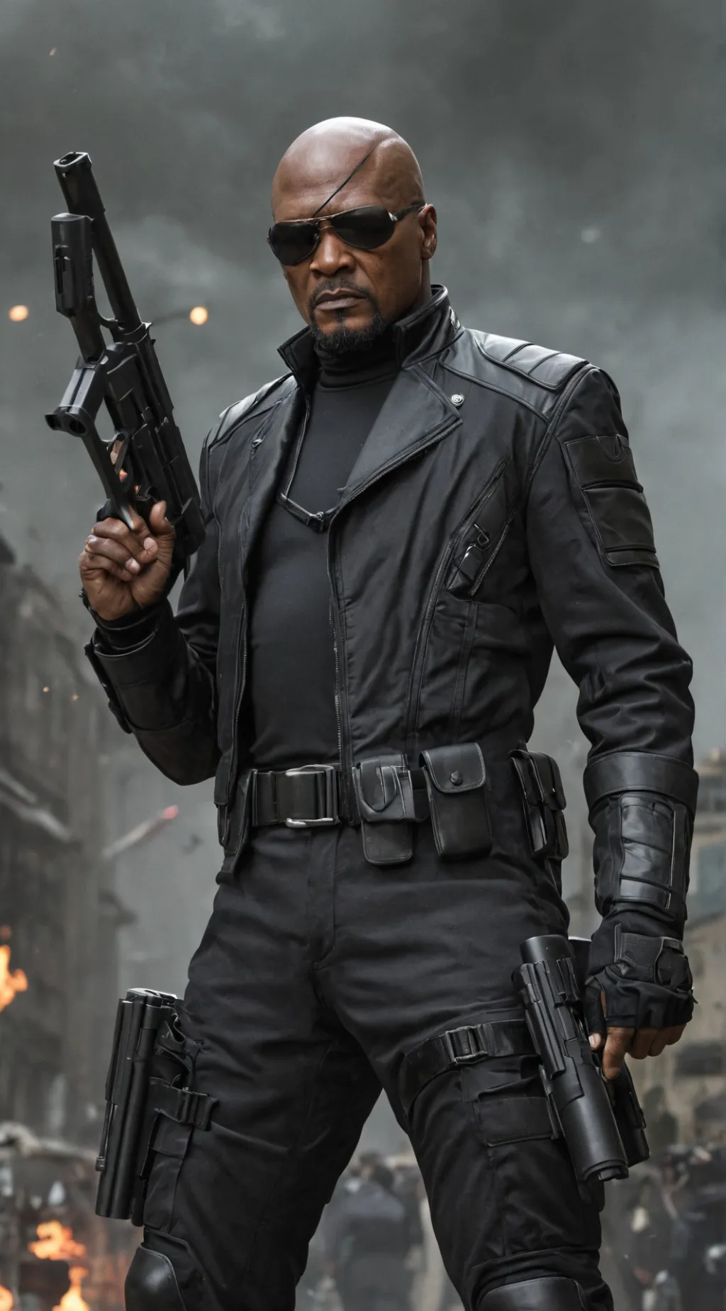 ai character: Nick Fury background
