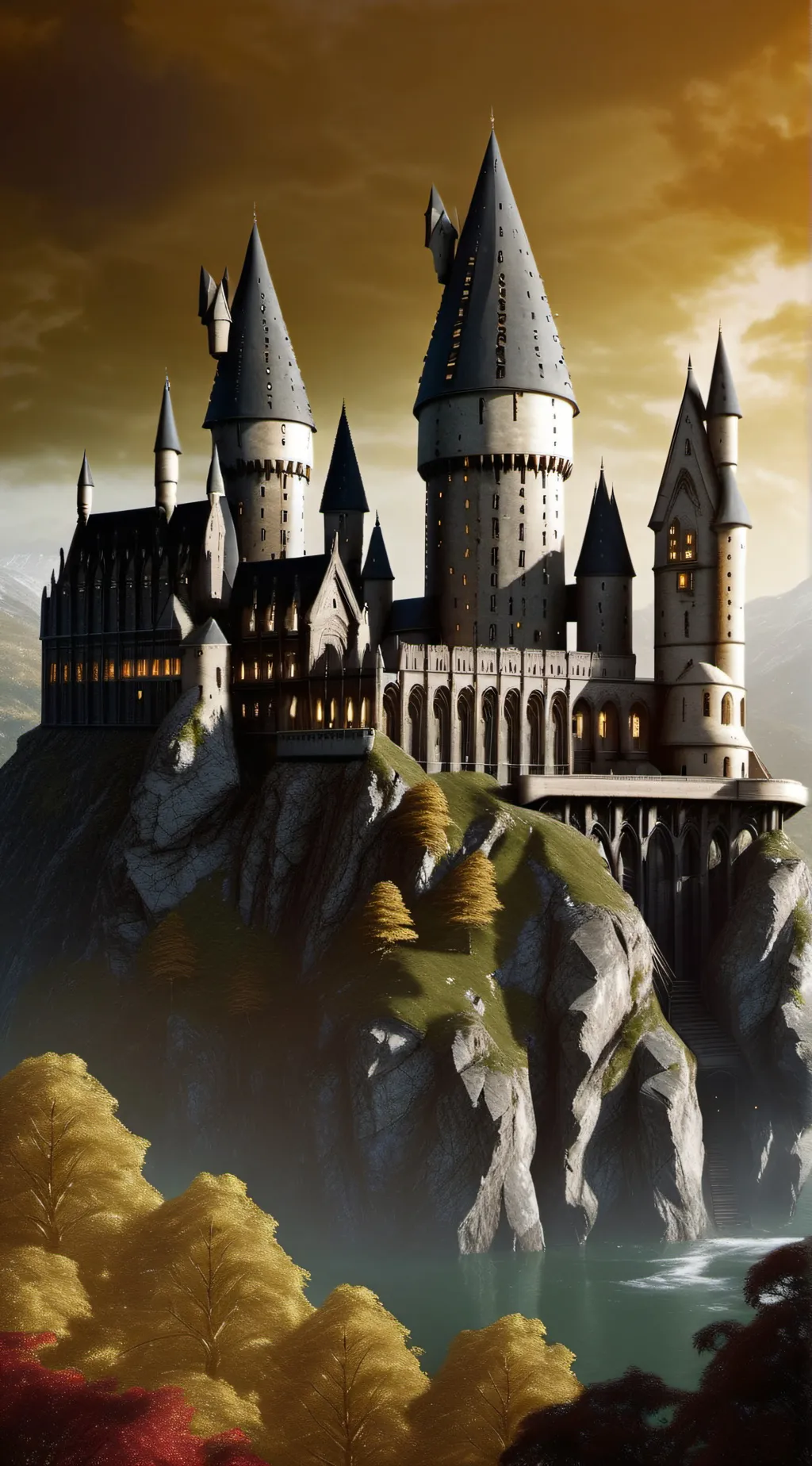 ai character: Hogwarts background