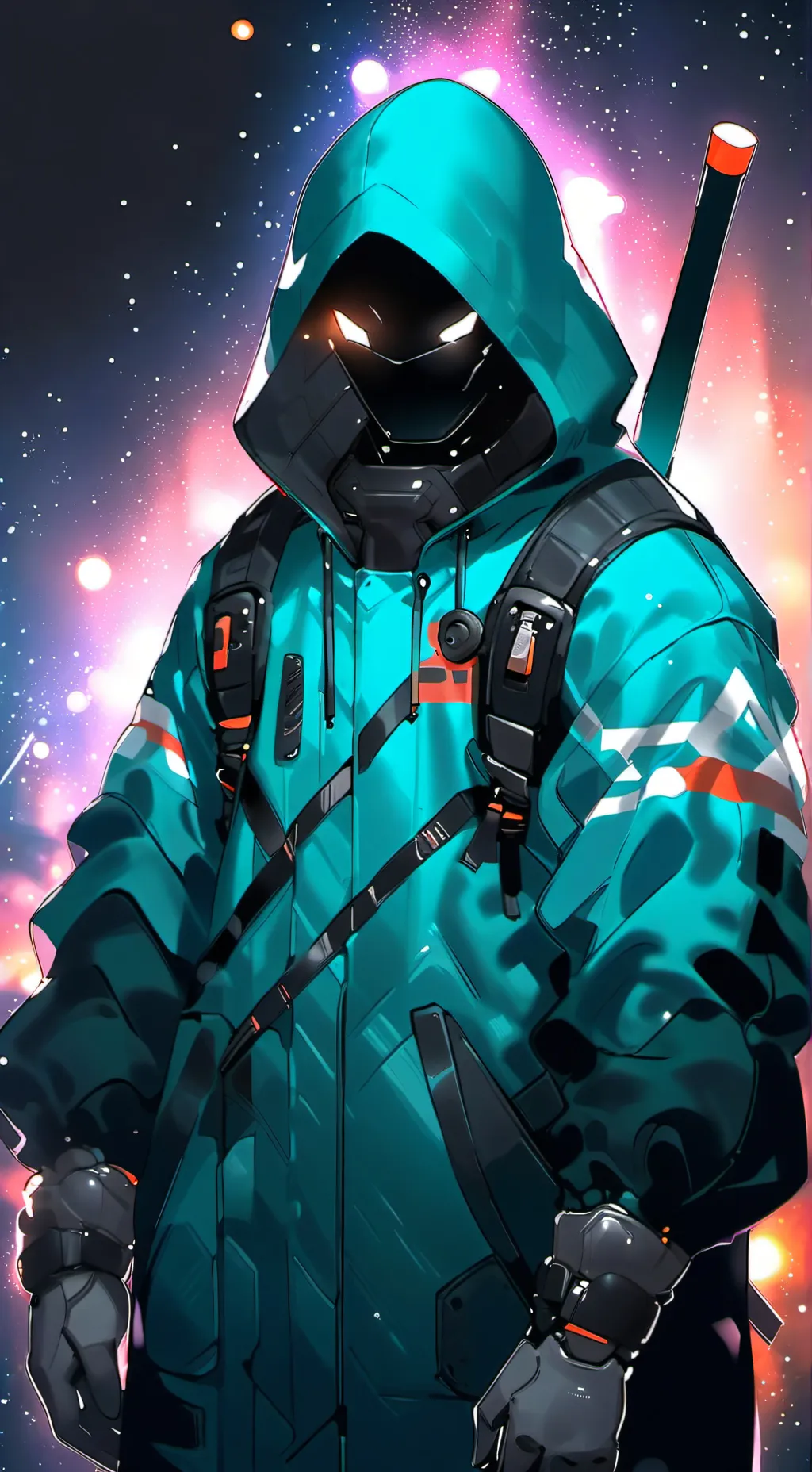 ai character: shadow background