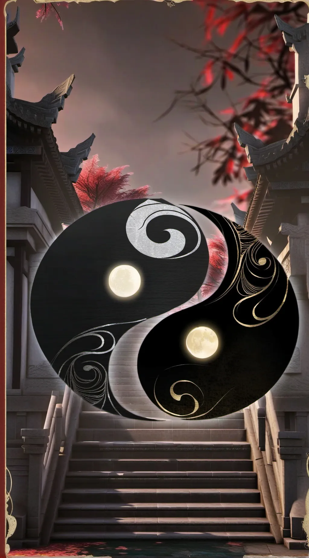 ai character: Inner flame infect background