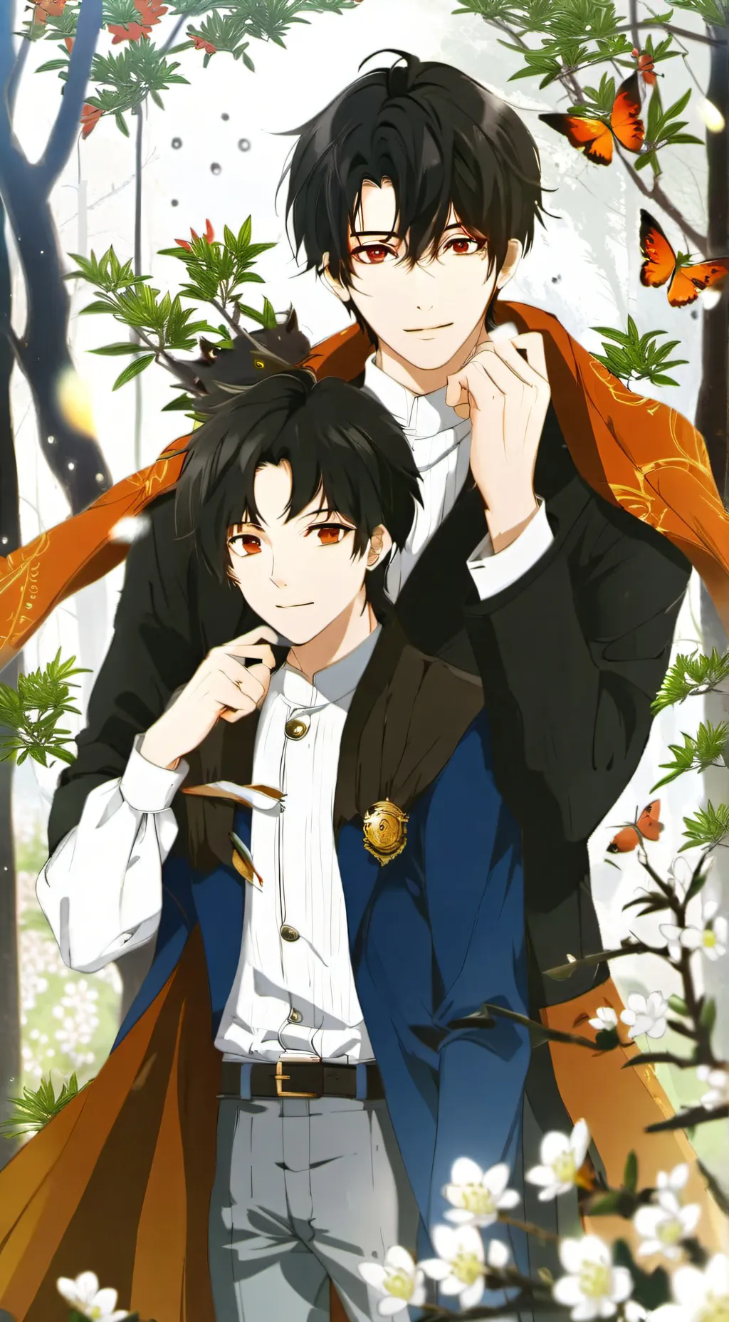 ai character: enzo et lorenzo background
