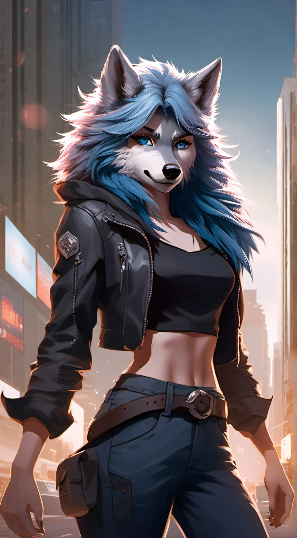 ai character: Andrea  background