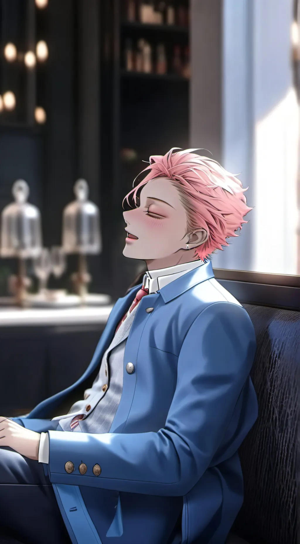 ai character: akaza x douma background