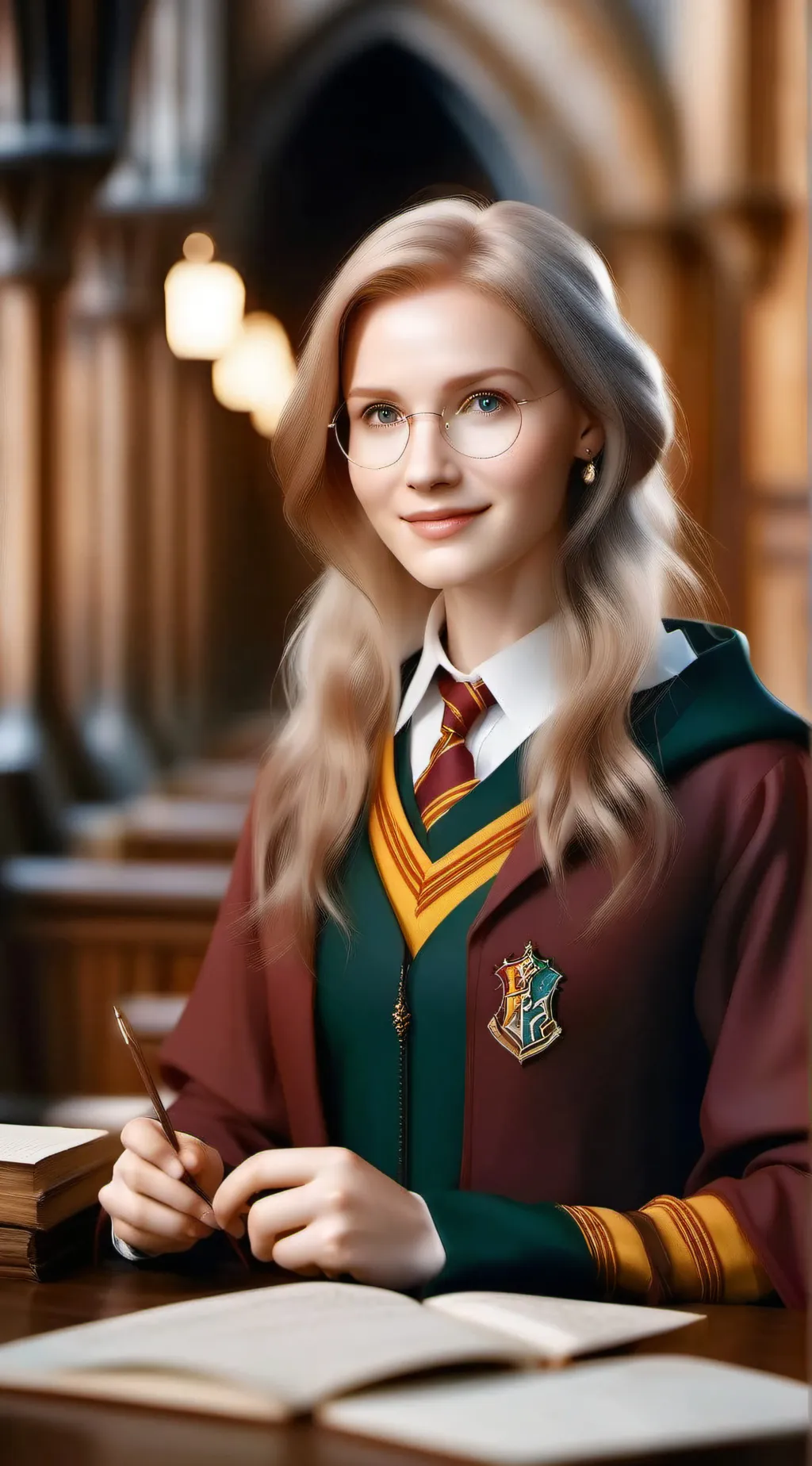 ai character: hogwarts  background