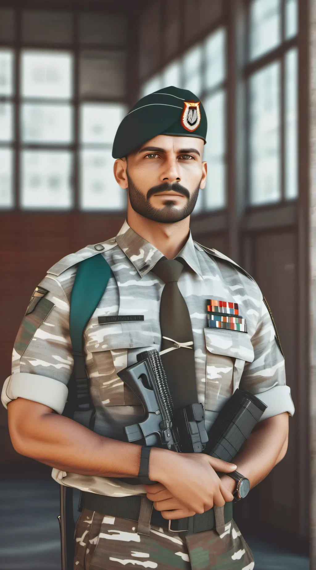 ai character: Dad!-army background