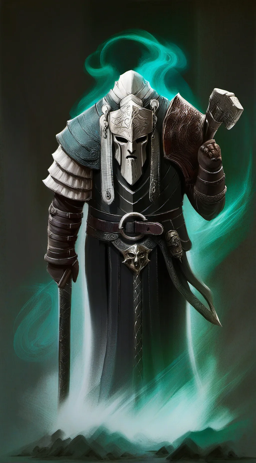 ai character: shadow Man background