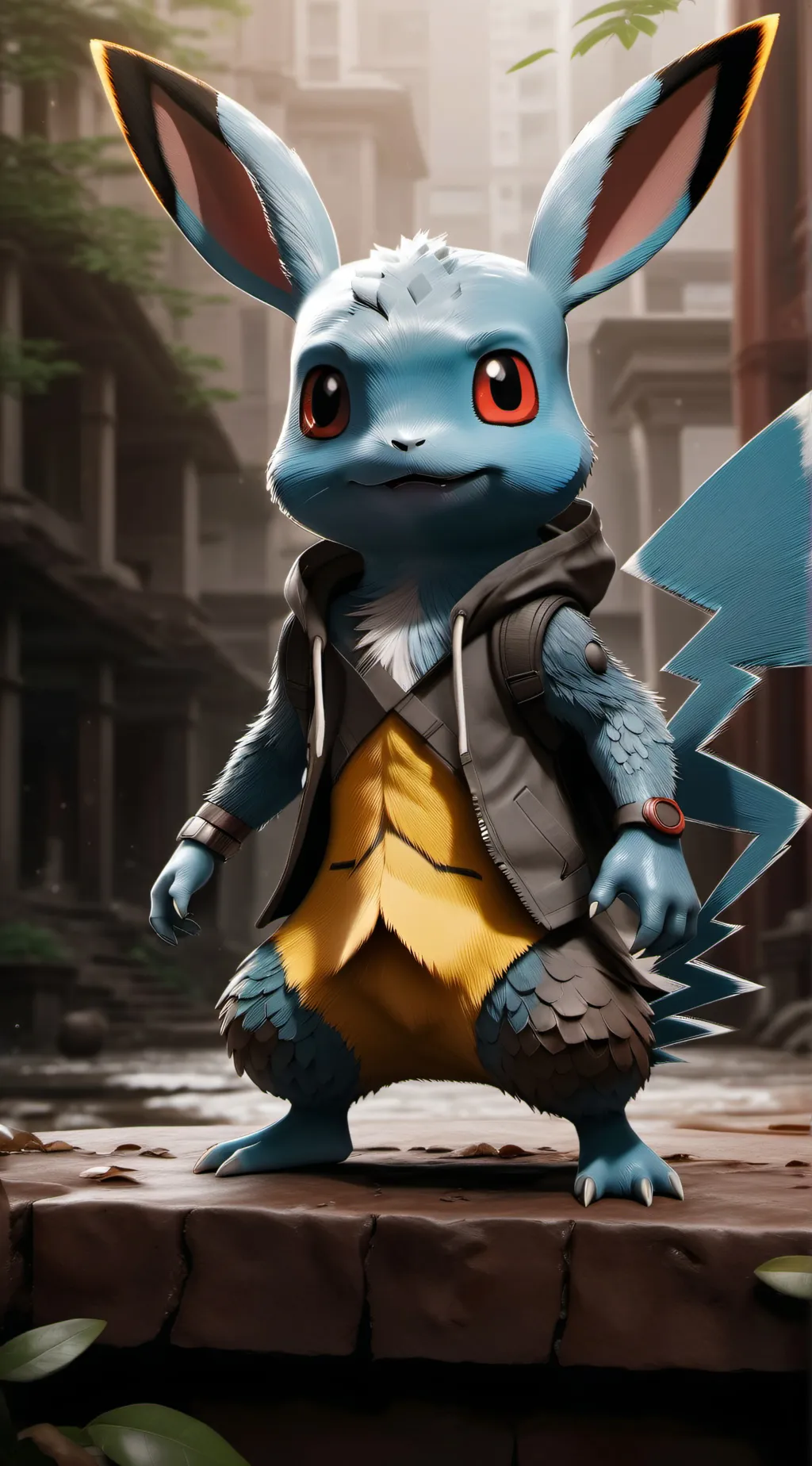 ai character: gaurdvior  background