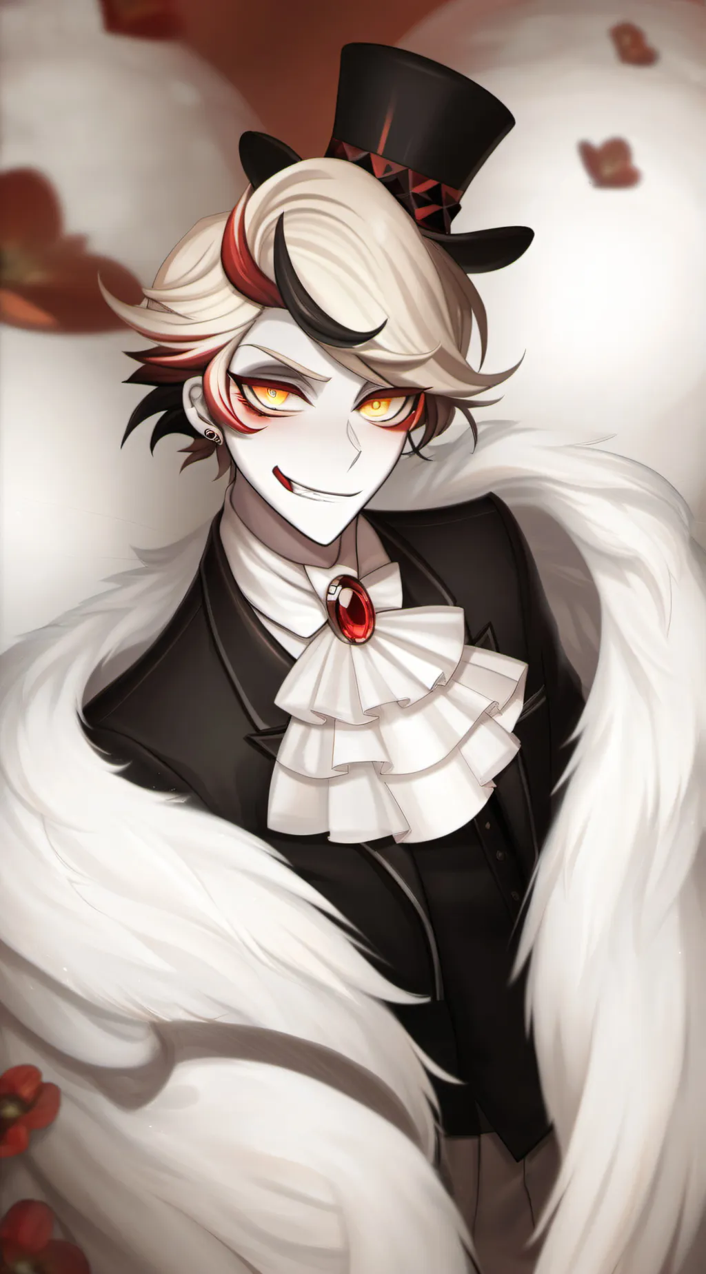 ai character: Lucifer  background