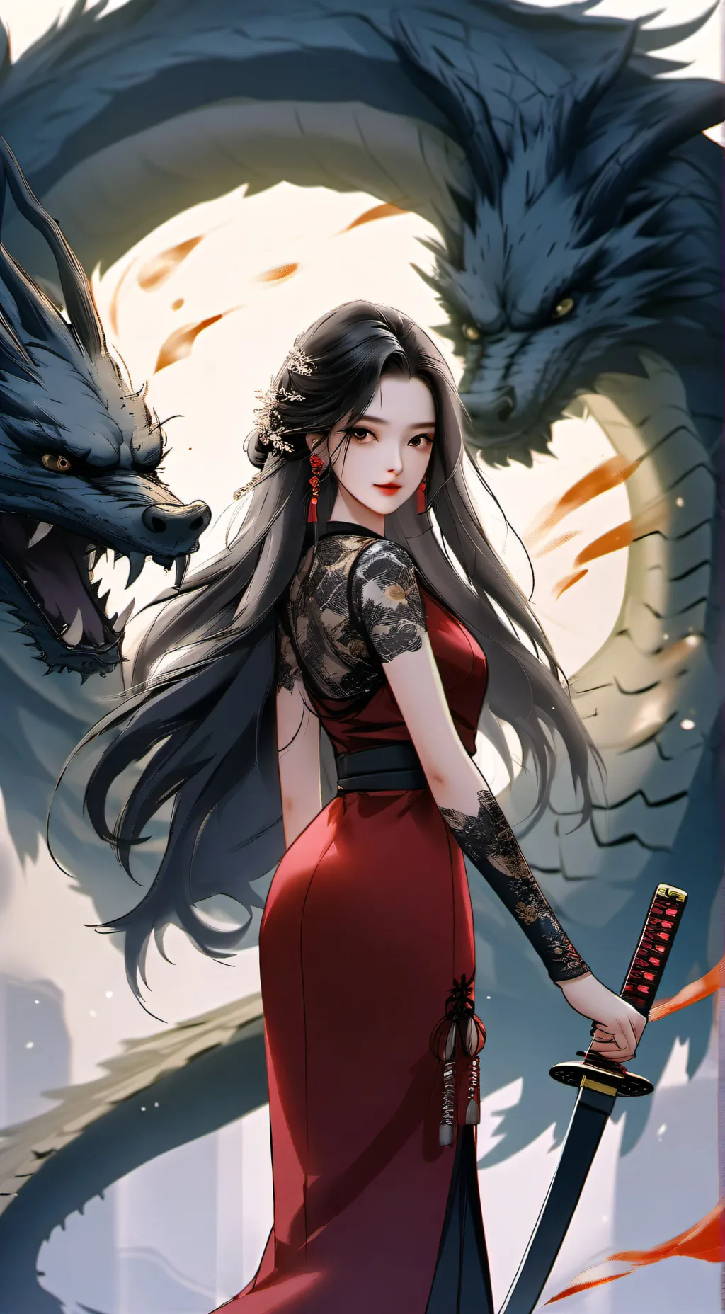 ai character: kny background