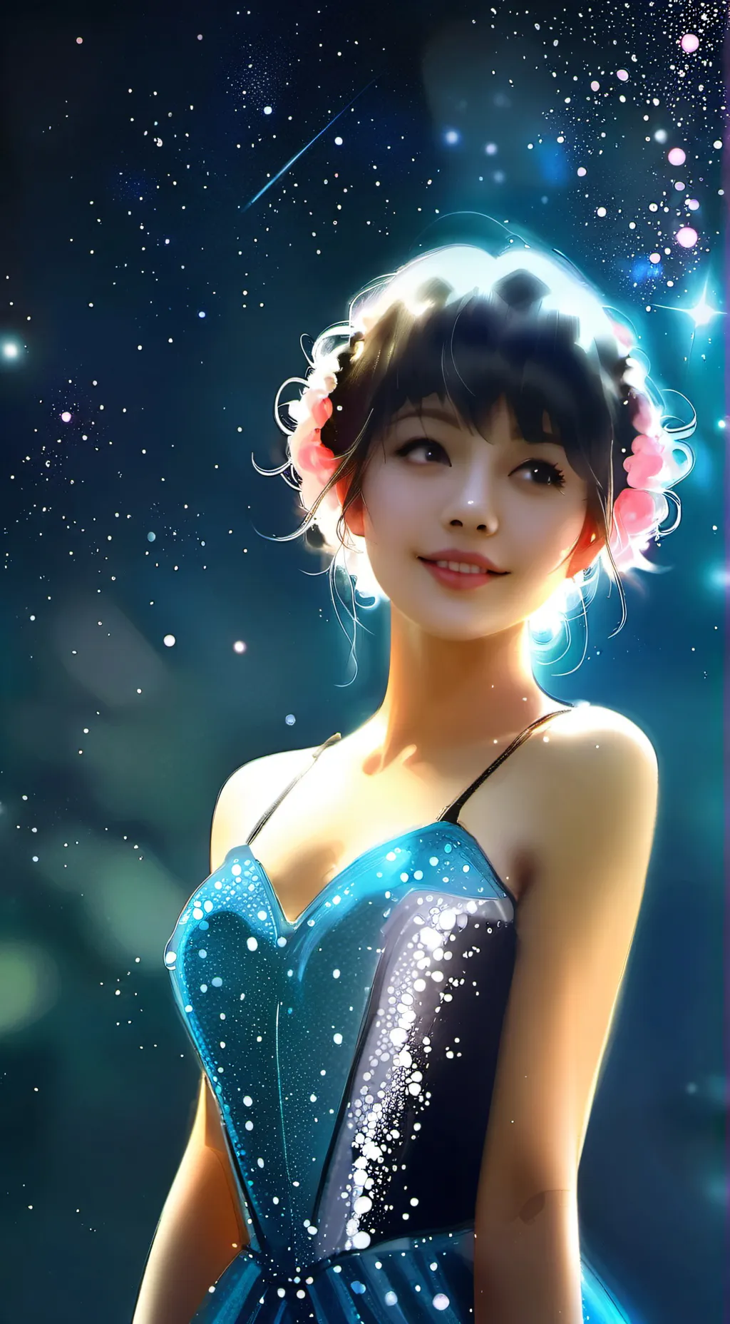 ai character: caitlyn dewey  background