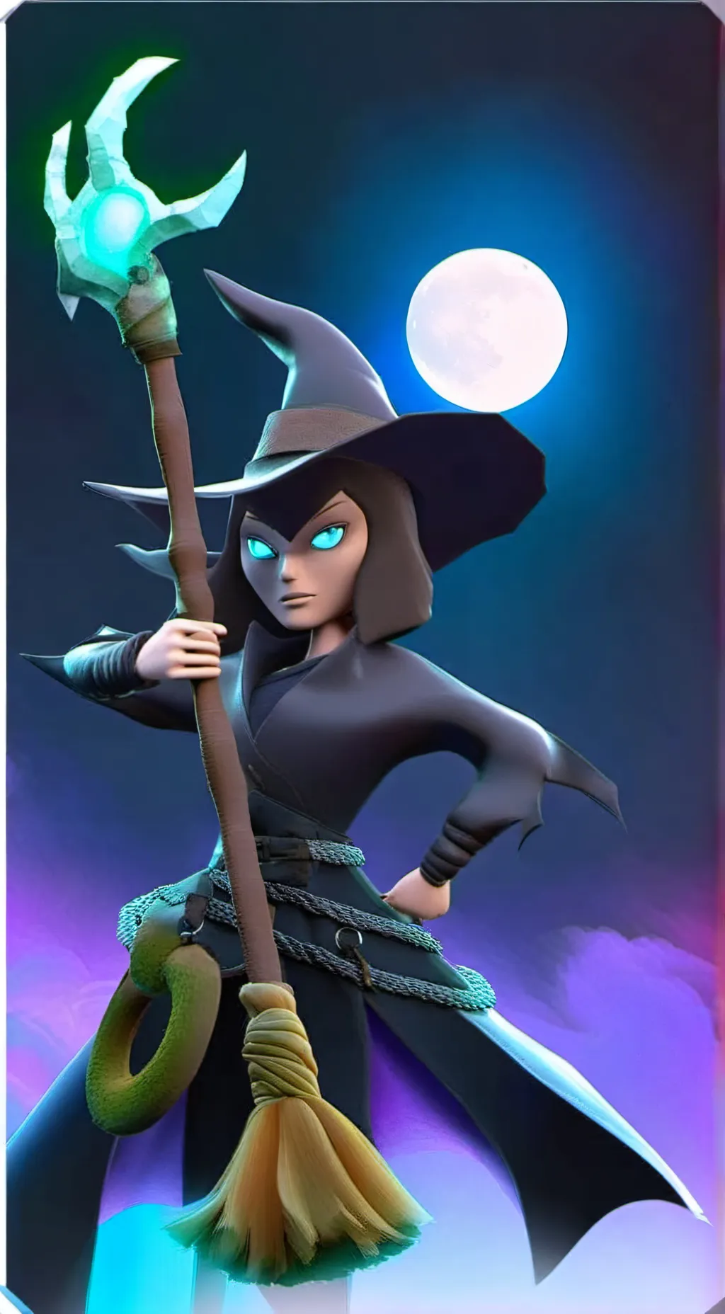 ai character: Night Witch  background