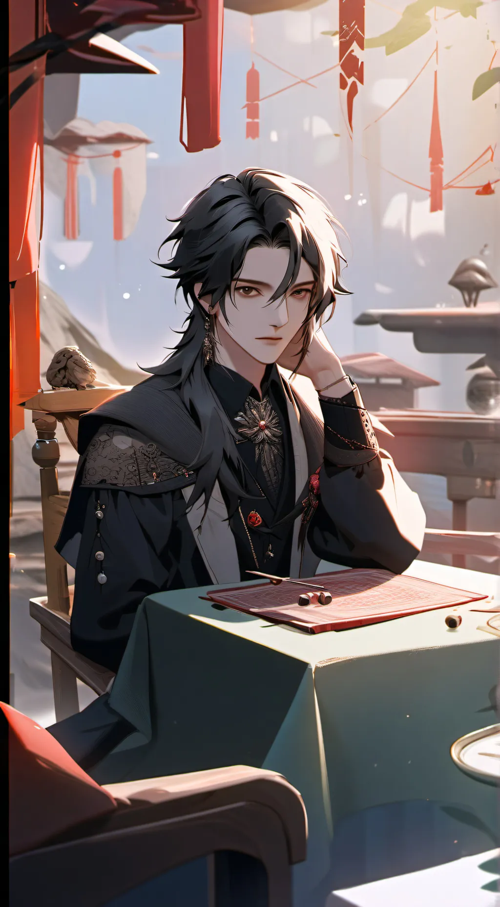 ai character: micke background