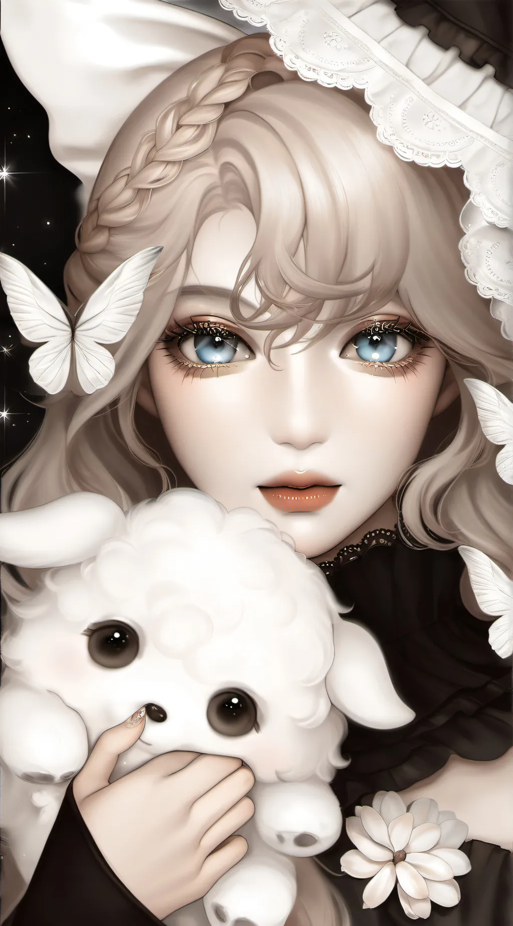 ai character: luna  background