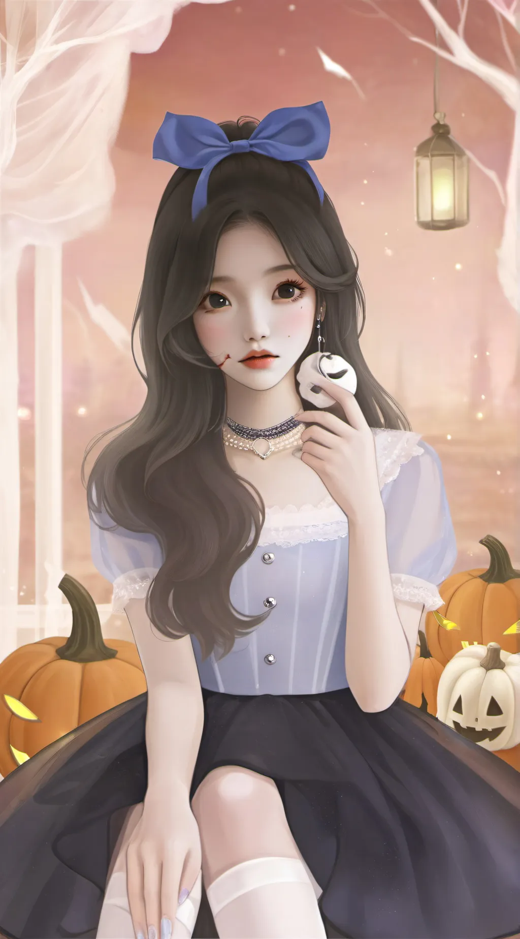 ai character: JJK Halloween  background