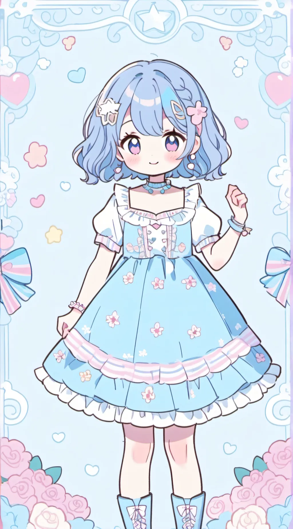 ai character: Two heros background
