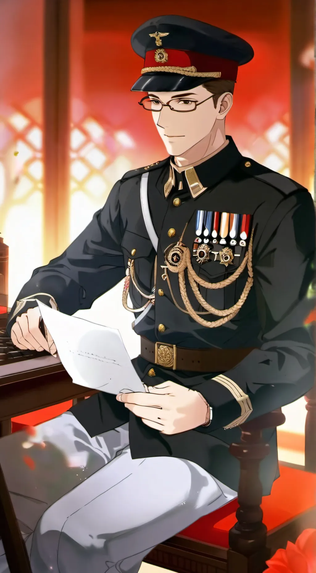 ai character: Lieutenant Weiss background