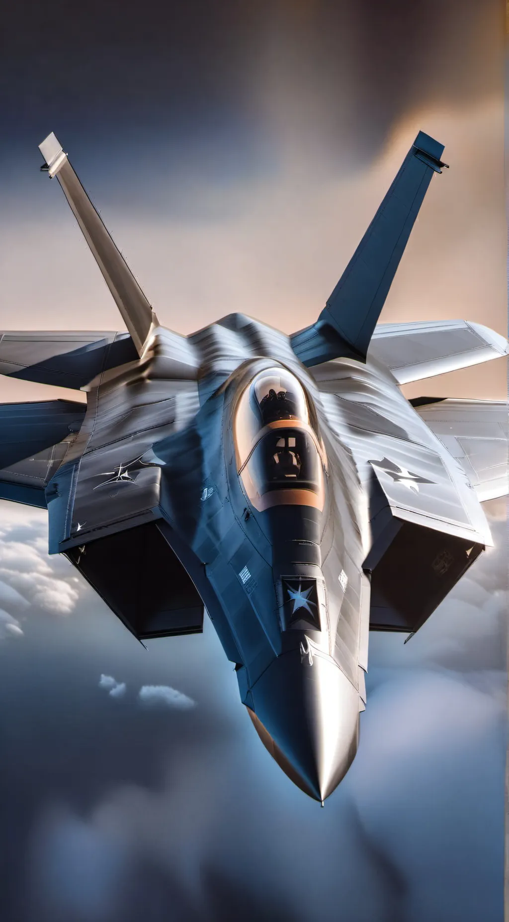 ai character: F-22 raptor  background