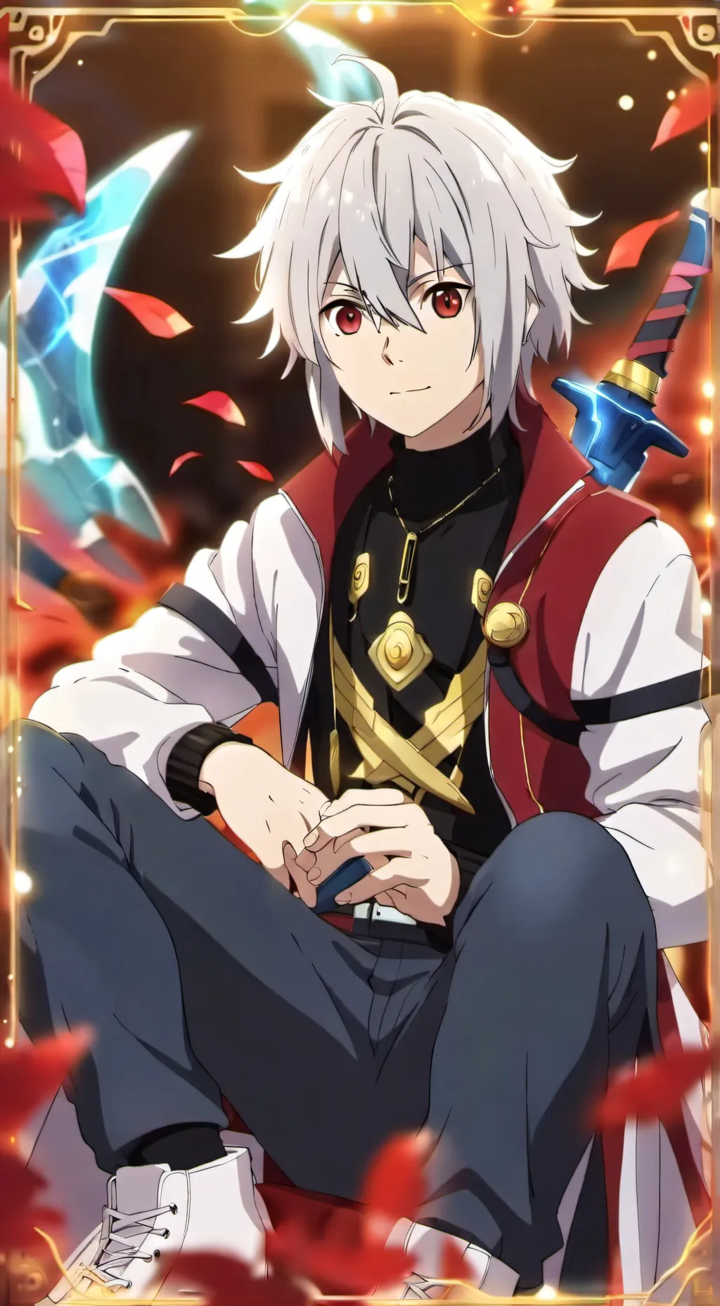ai character: Shu Kurenai  background