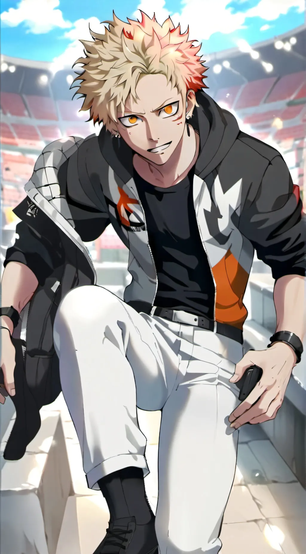 ai character: 'Kacchan' background