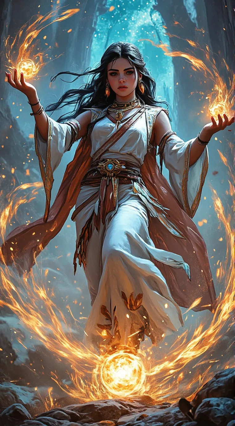 ai character: Dani aka Shaman background