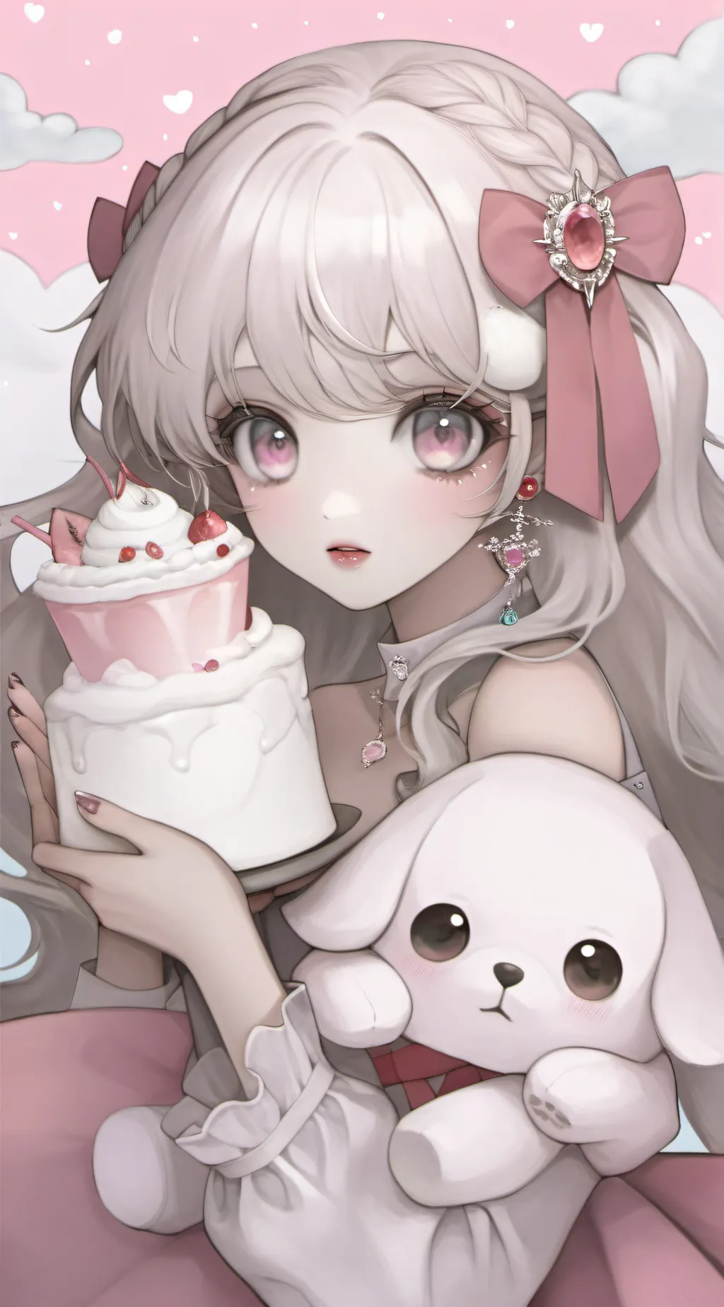 ai character: cutie 🥰  background