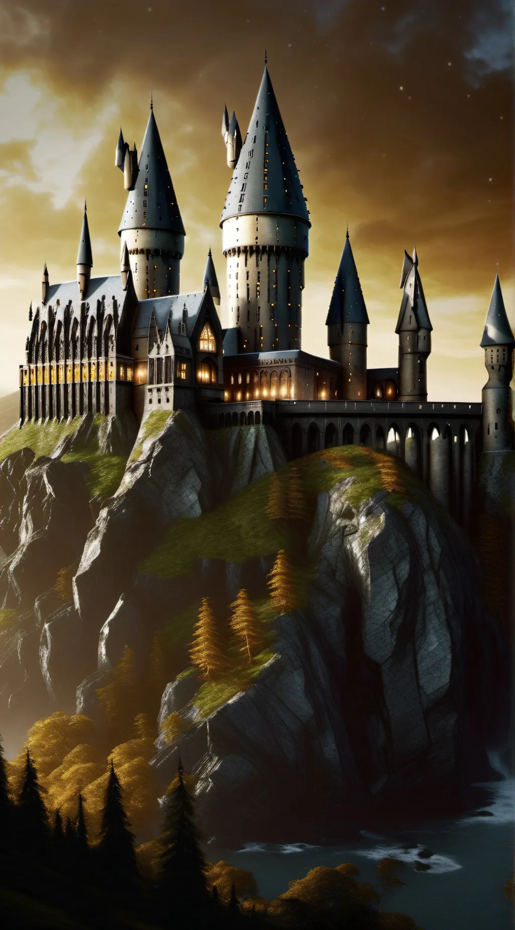 ai character: HoGwaRts background