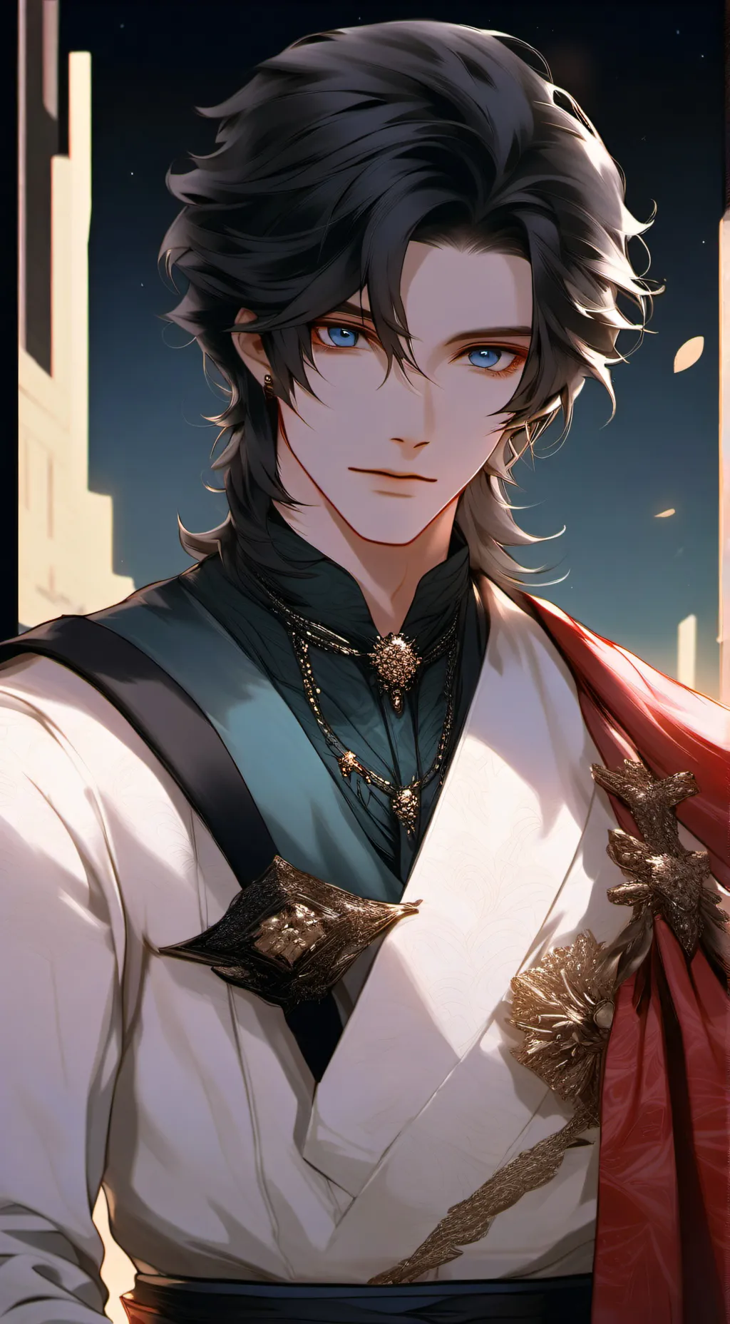 ai character: 🖤Ezra🖤 background