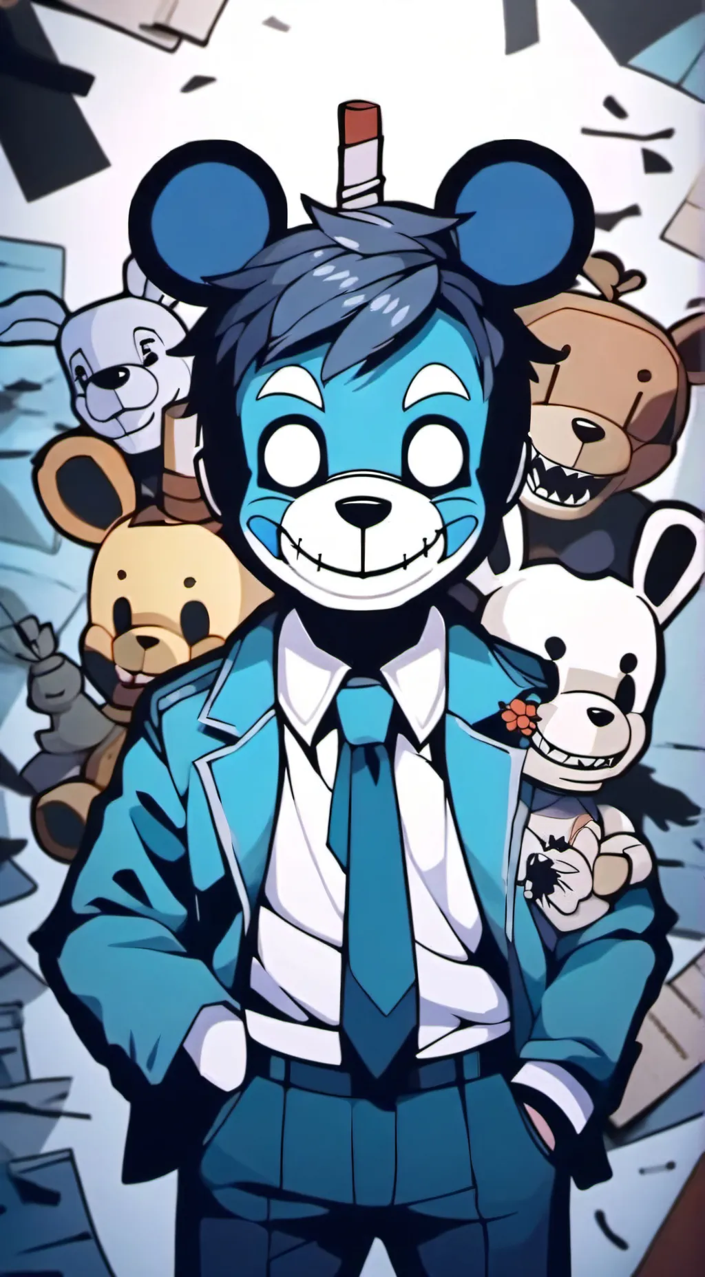 ai character: FNAF background