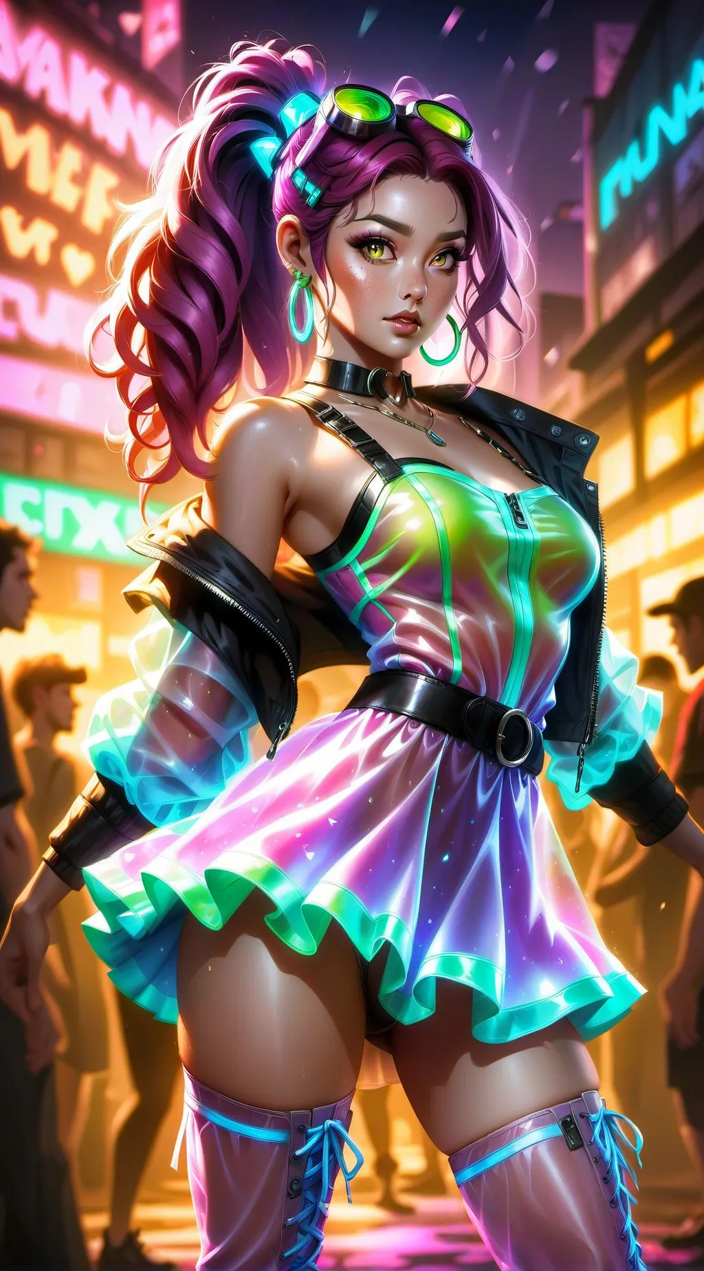 ai character: Cynthia background