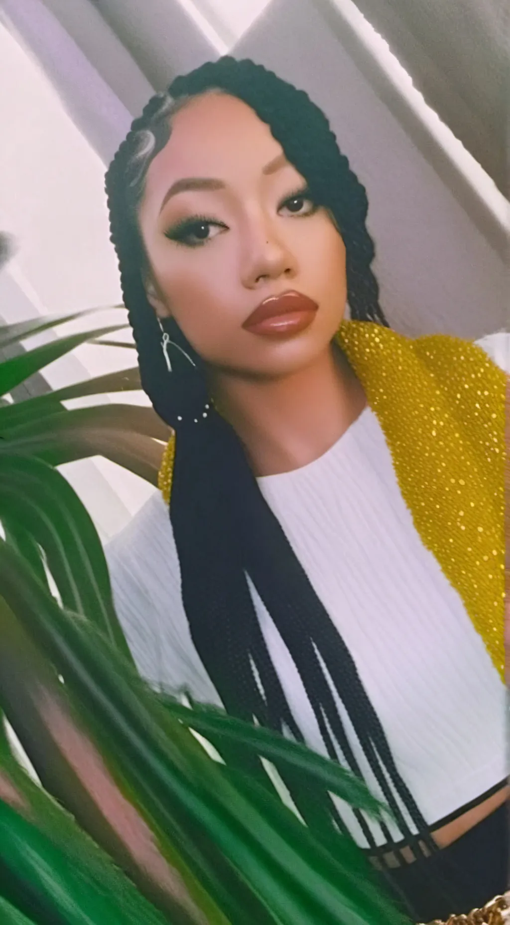 ai character: mariah ☃️ background