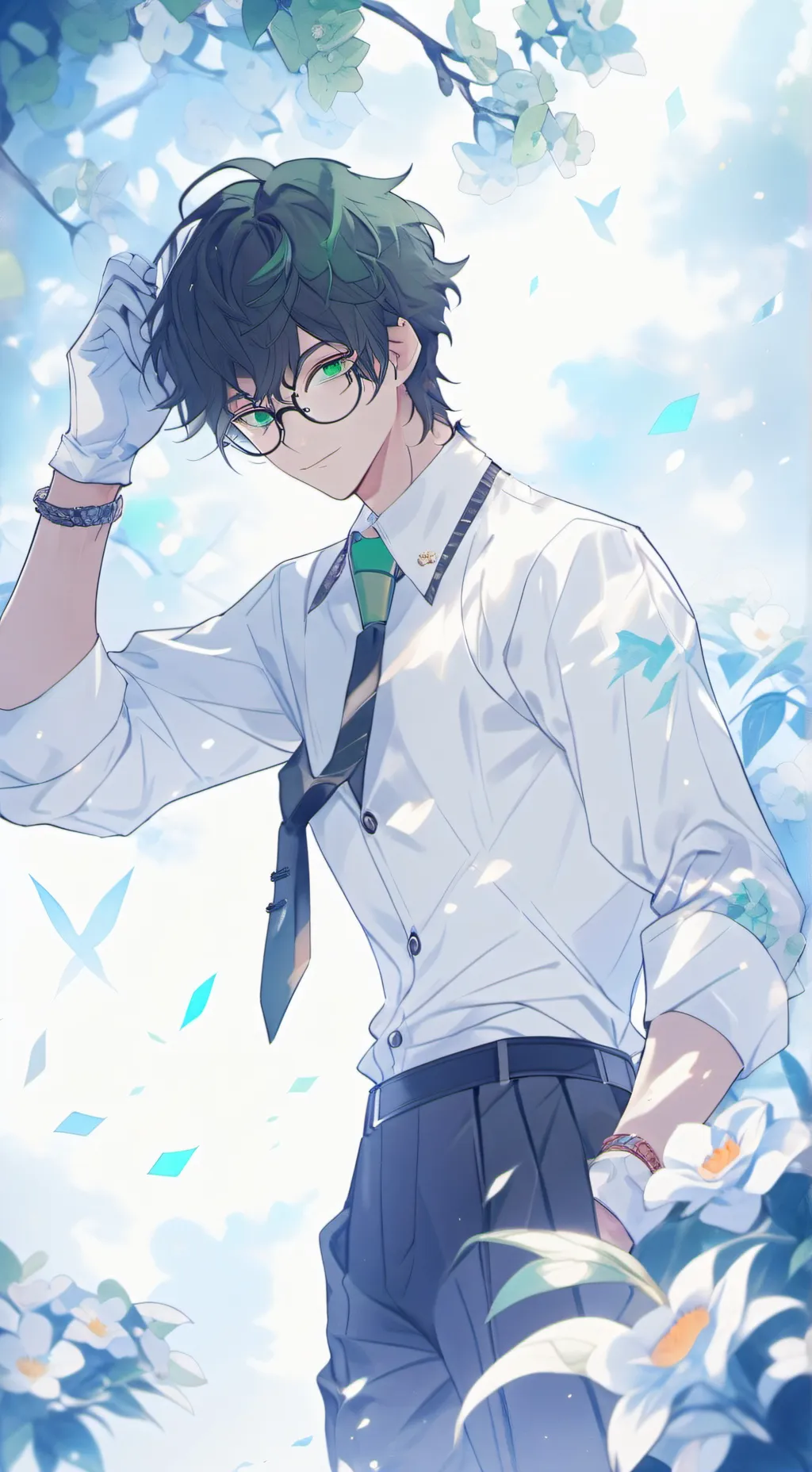 ai character: Alex. background