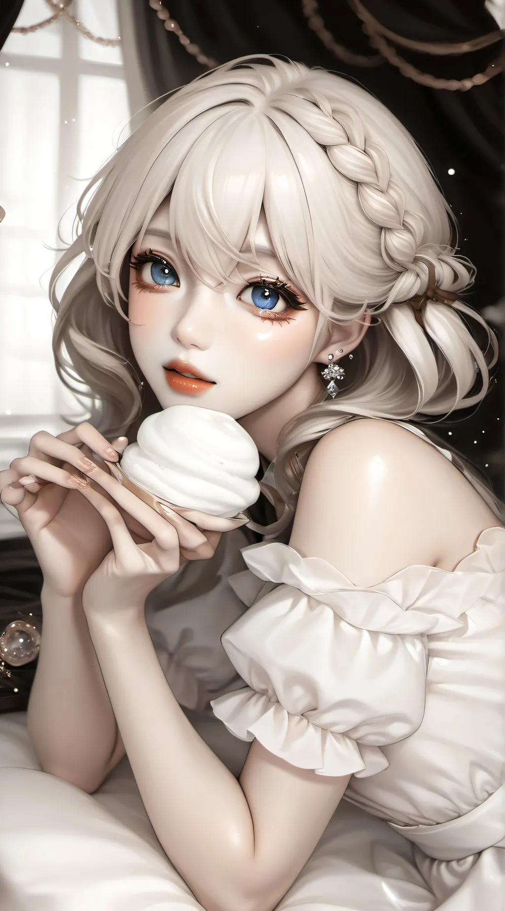 ai character: Rosé background