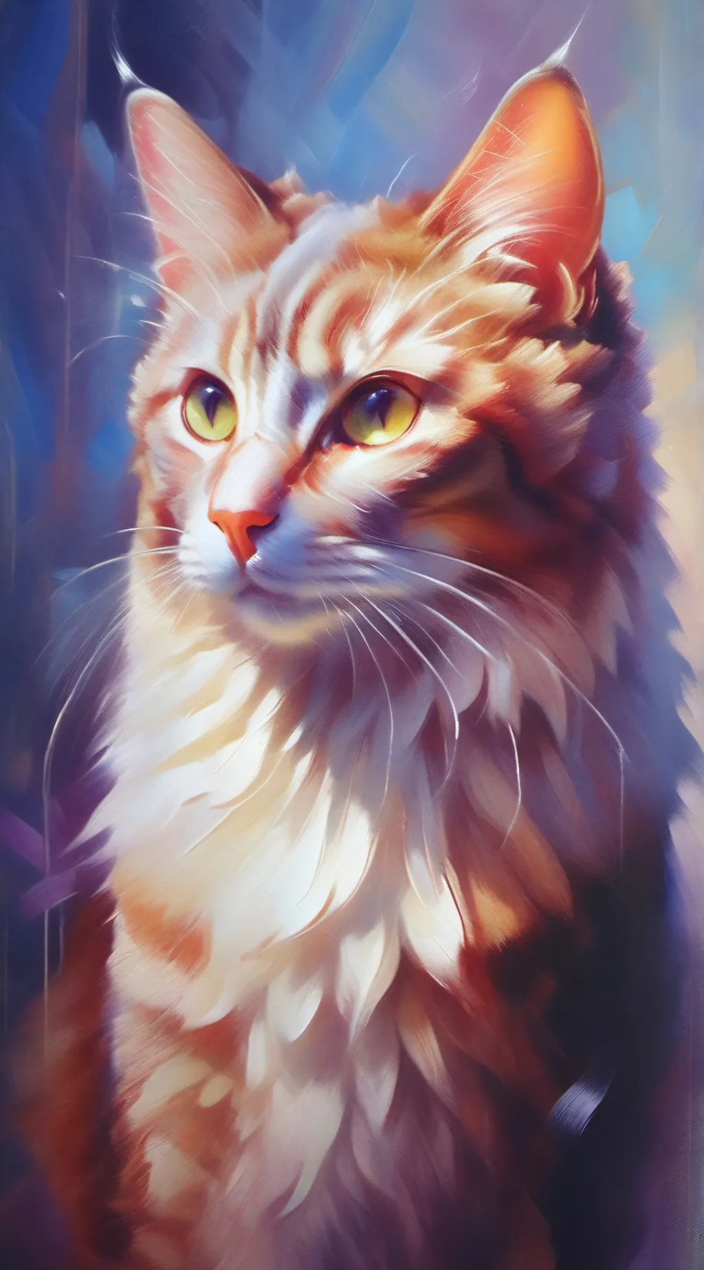 ai character: Angry cat background