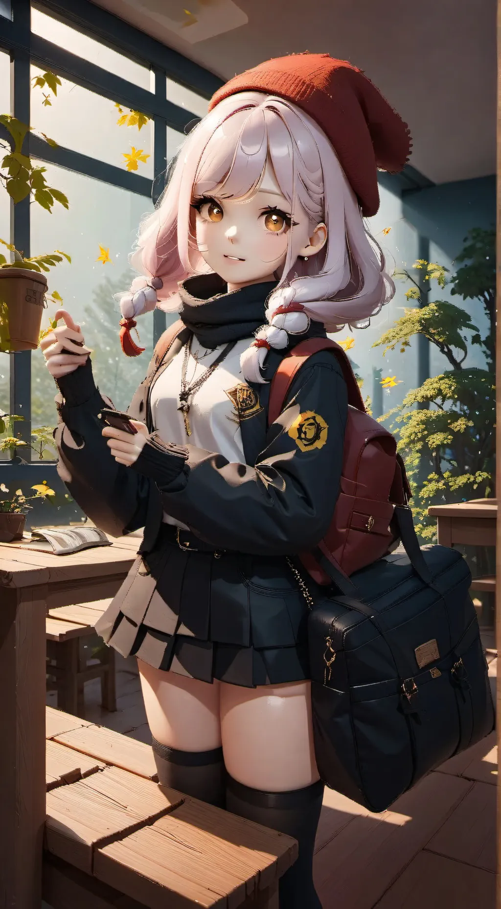 ai character: Allison  background